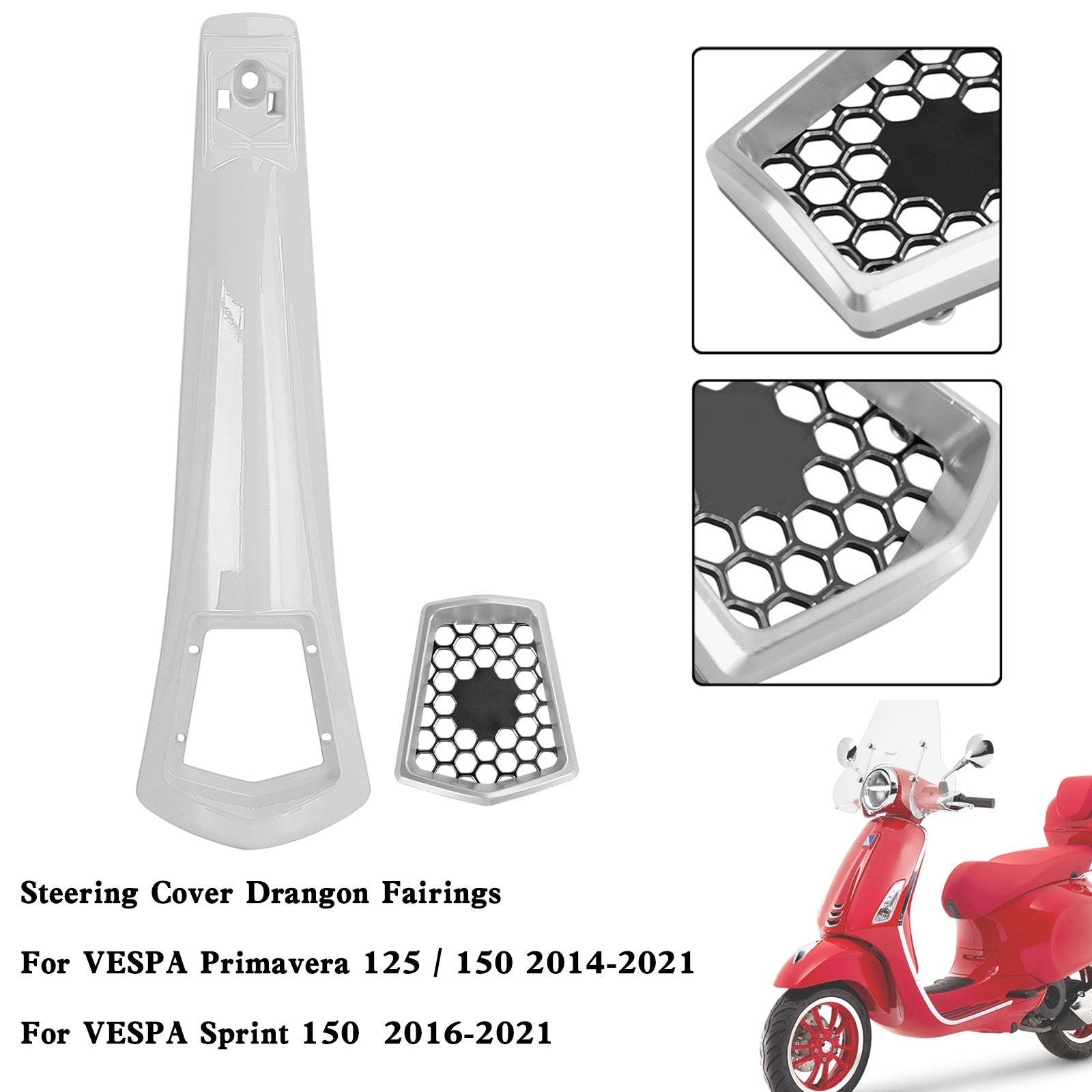 Steering Horn Cover fairing For VESPA Sprint Primavera 125/150 2014-2021
