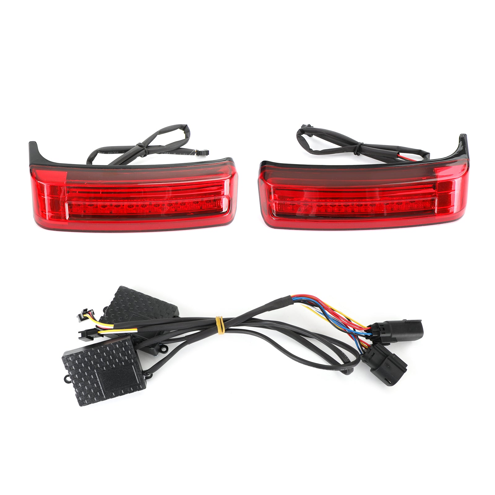 LED Saddlebag Saddle Bags Run Brake Turn Lamp Lights For Touring 2014-2021 Generic