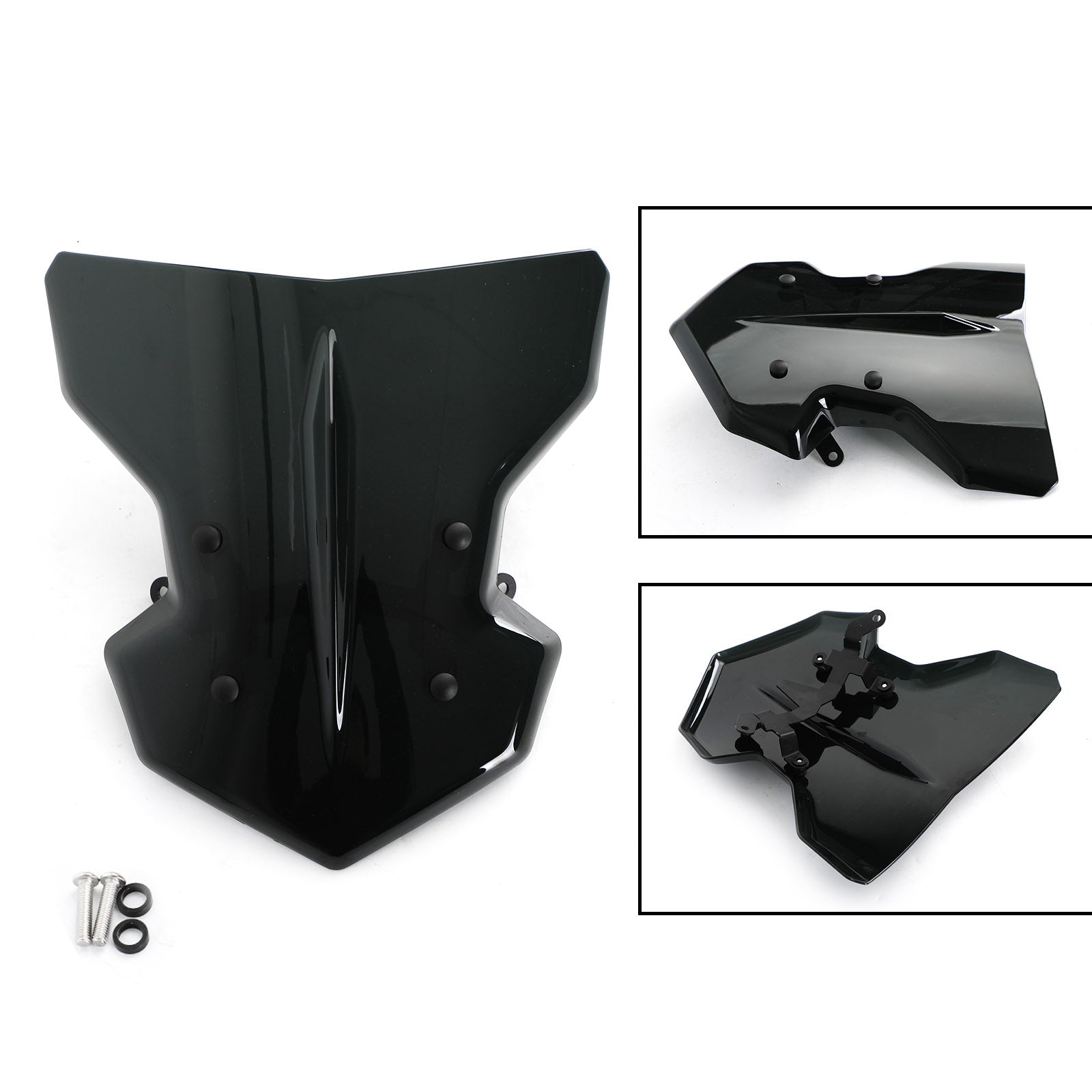 Protector de parabrisas de motocicleta para Yamaha MT-03 2020 negro genérico