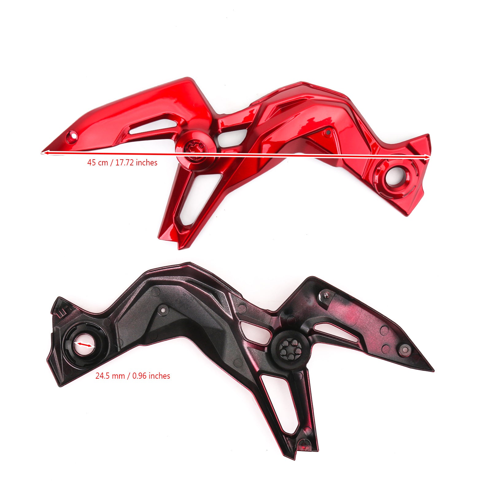 Motorcycle ABS Plastic Frame Guard Cover Trim for Kawasaki Z900 2020-2021