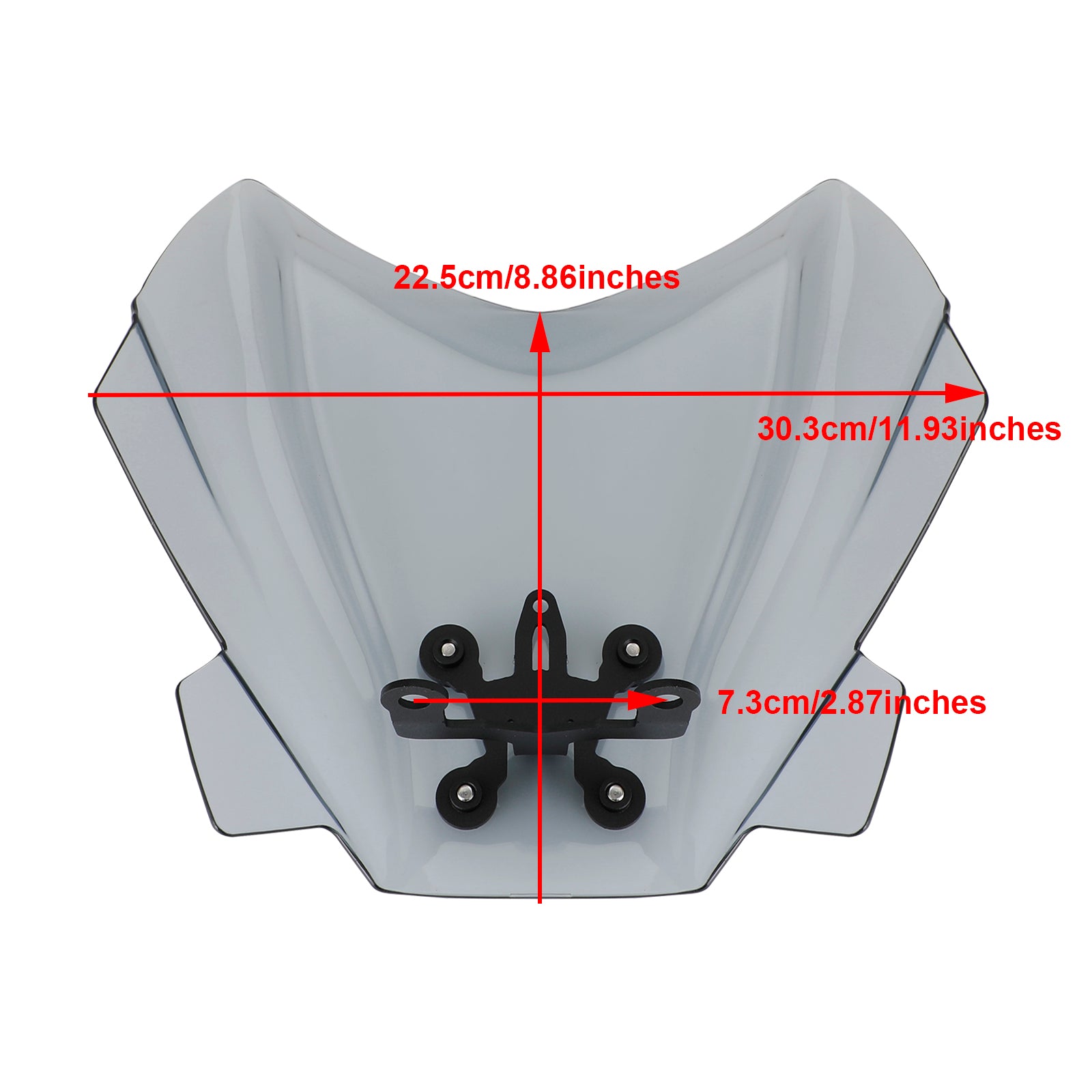 ABS-Motorrad-Windschutzscheibe, passend für Benelli 502 C 2019–2021