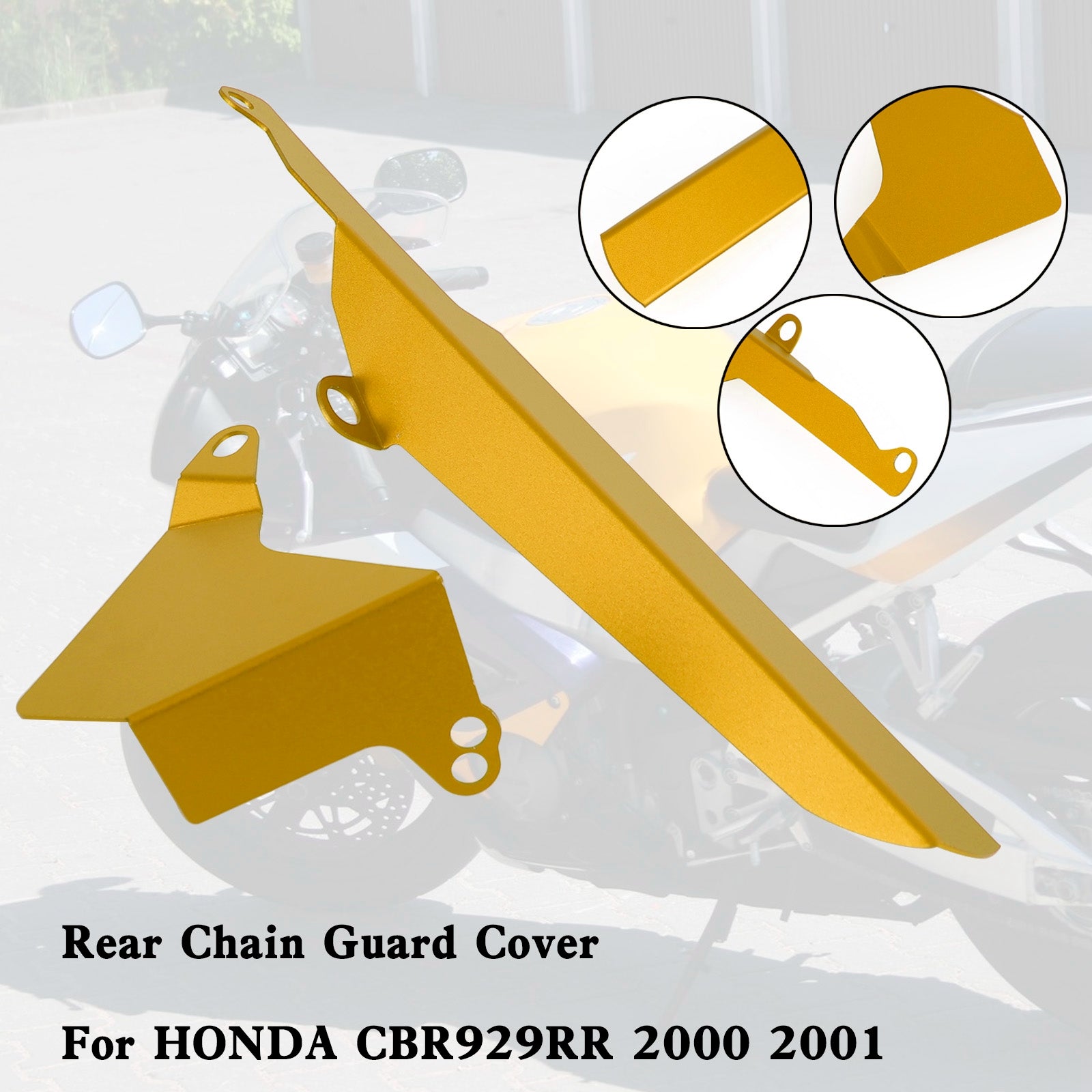 リアスプロケットチェーンガードプロテクターカバーホンダ CBR929RR 2000-2001