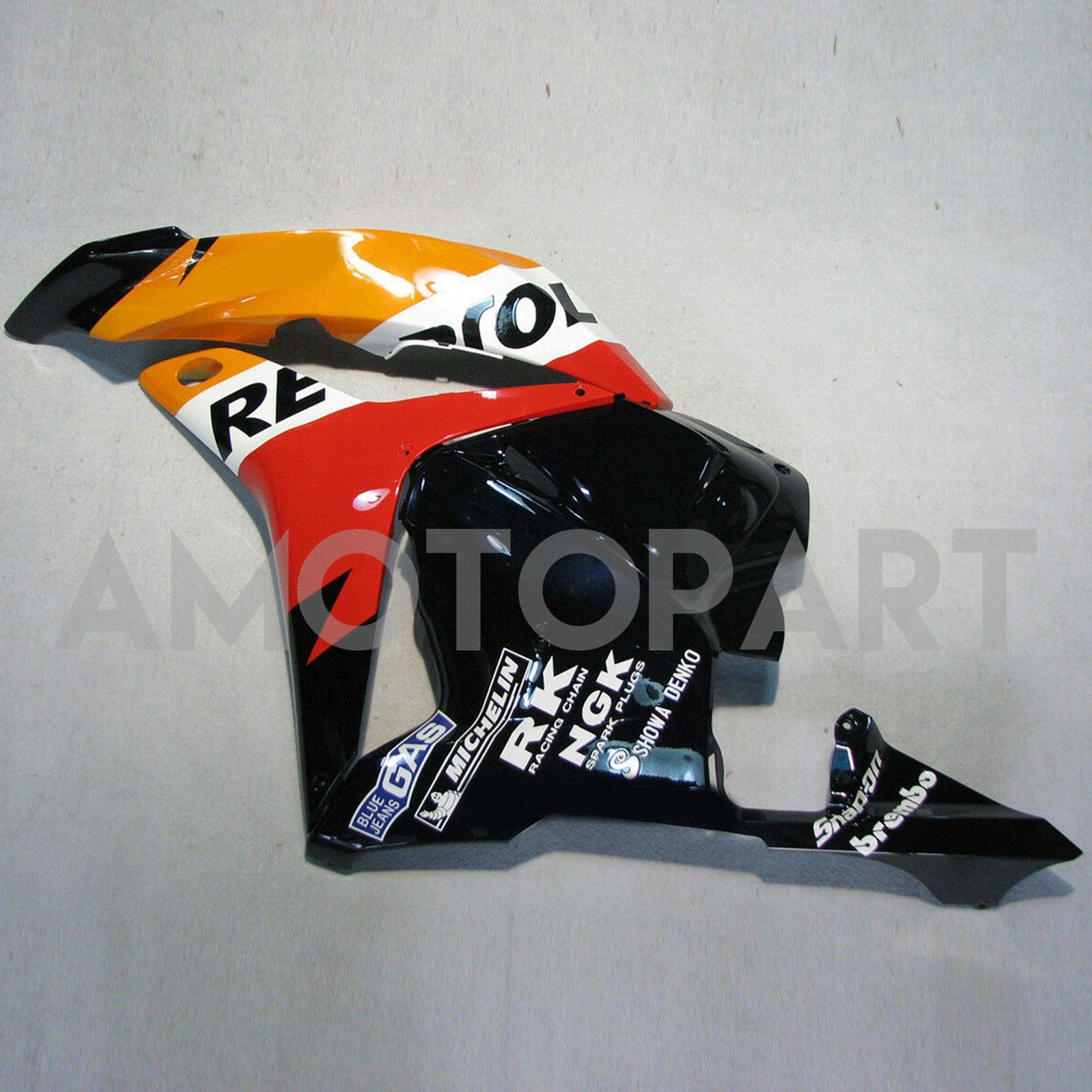 Amotopart 2009-2012 Honda CBR600RR Orange&Black Fairing Kit