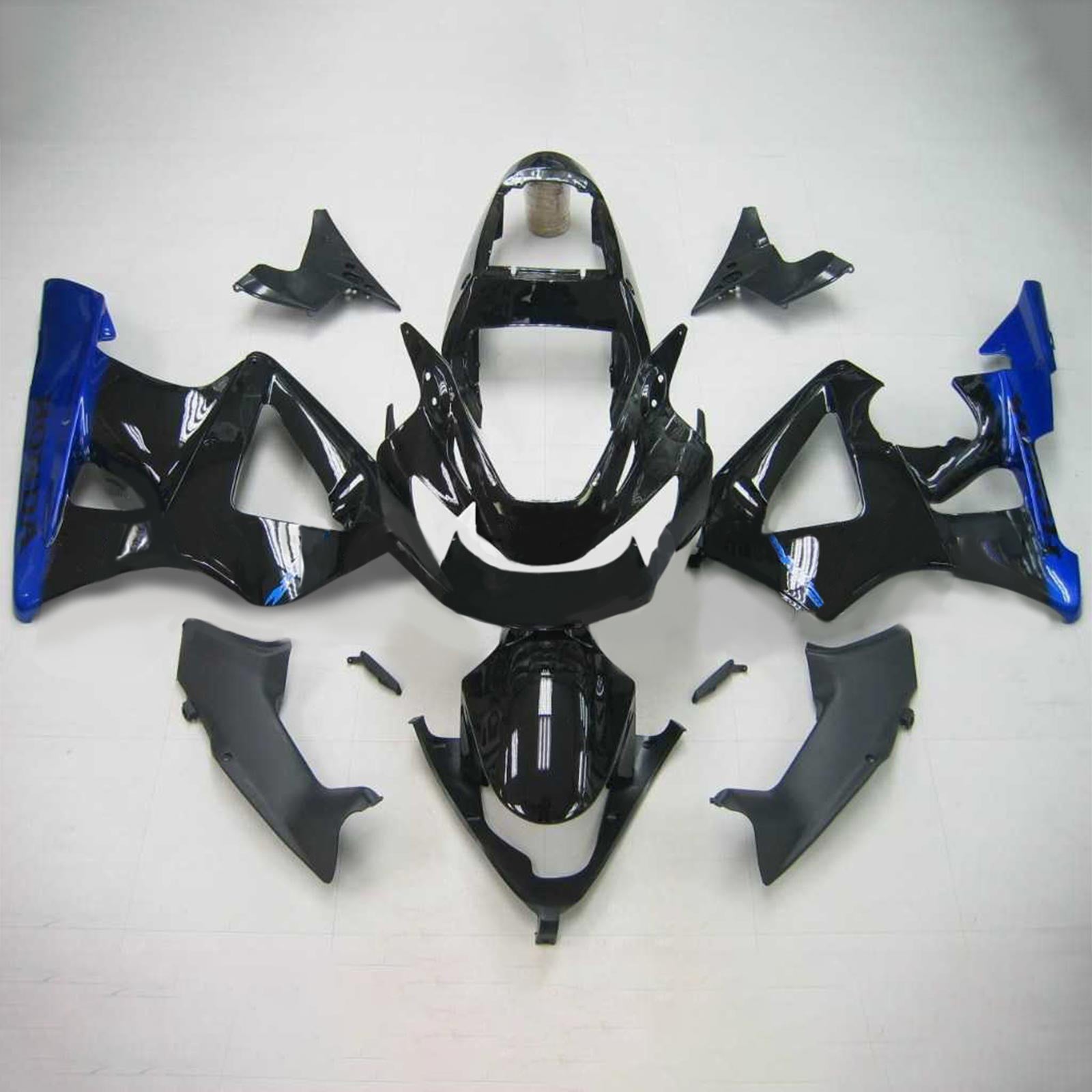 Amotopart 2000-2001 Honda CBR929RR Fairing Black&Blue Kit