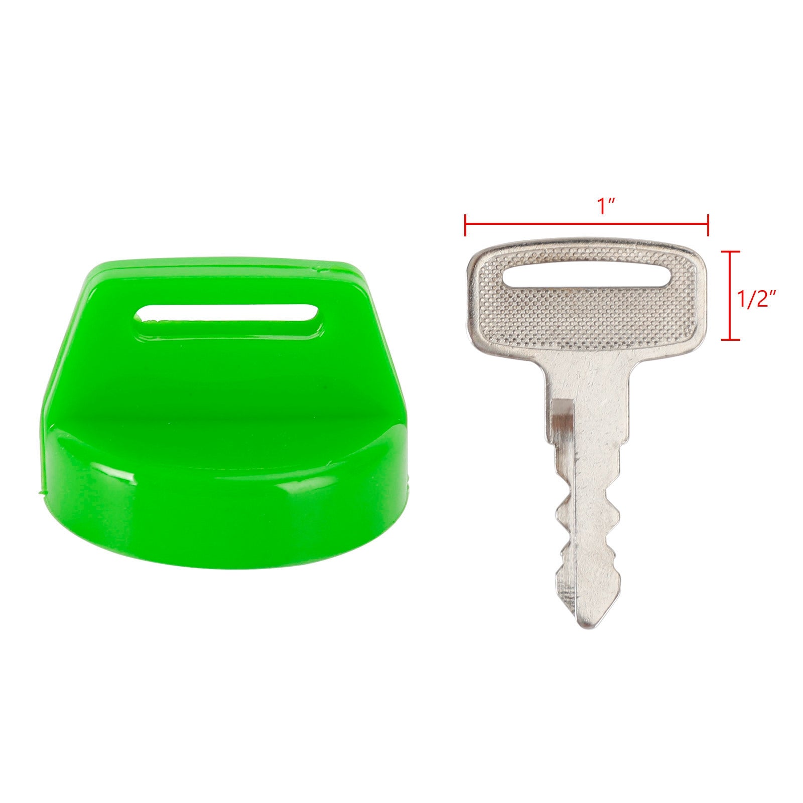 2PCS Green Ignition Key Cover w/Nut For Polaris RZR XP 570 800 900 1000 5433534 Generic