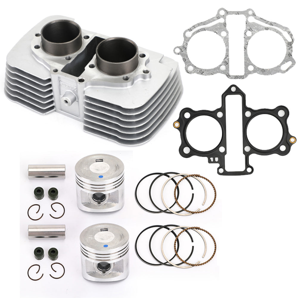 Engine Cylinder Piston Ring Gasket Kit Fit for Honda Rebel CA 250 CMX 250 96-15 Generic Fedex Express Shipping