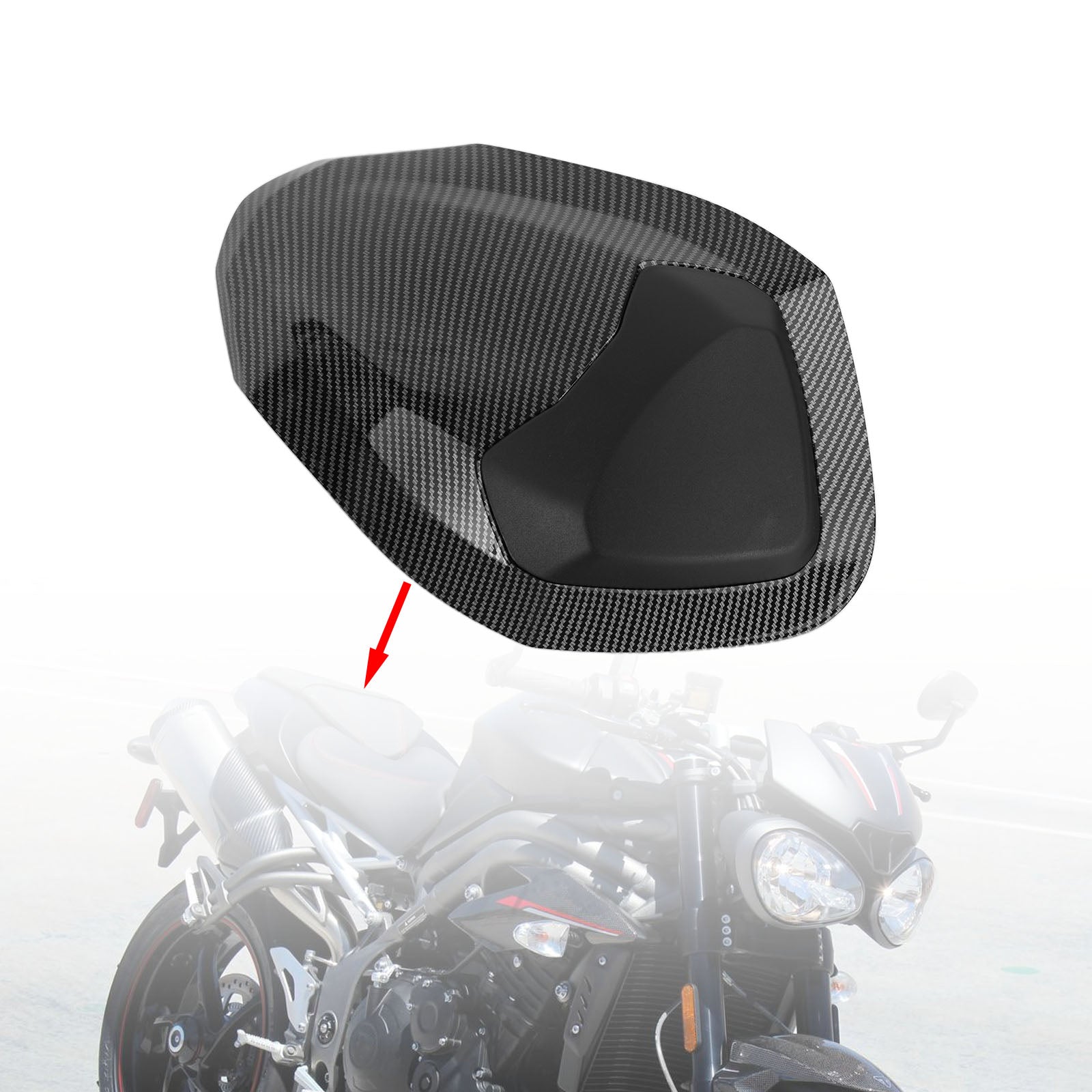 Rücksitzverkleidungsabdeckung für Street Triple RS 765 2017-2019 Generic