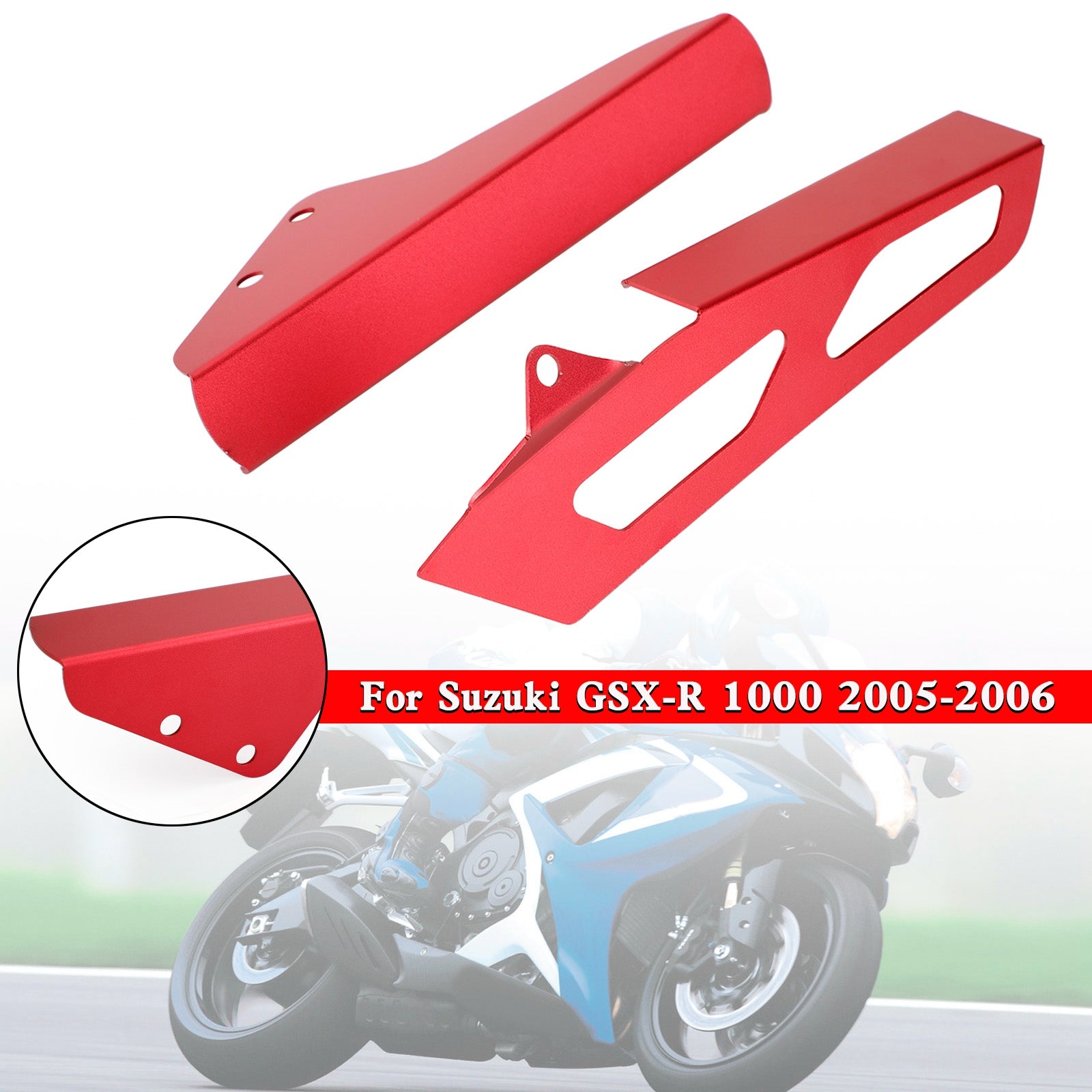 Hintere Kettenrad-Kettenschutzabdeckung für Suzuki GSX-R GSXR 1000 2005-2006 K5 Generic