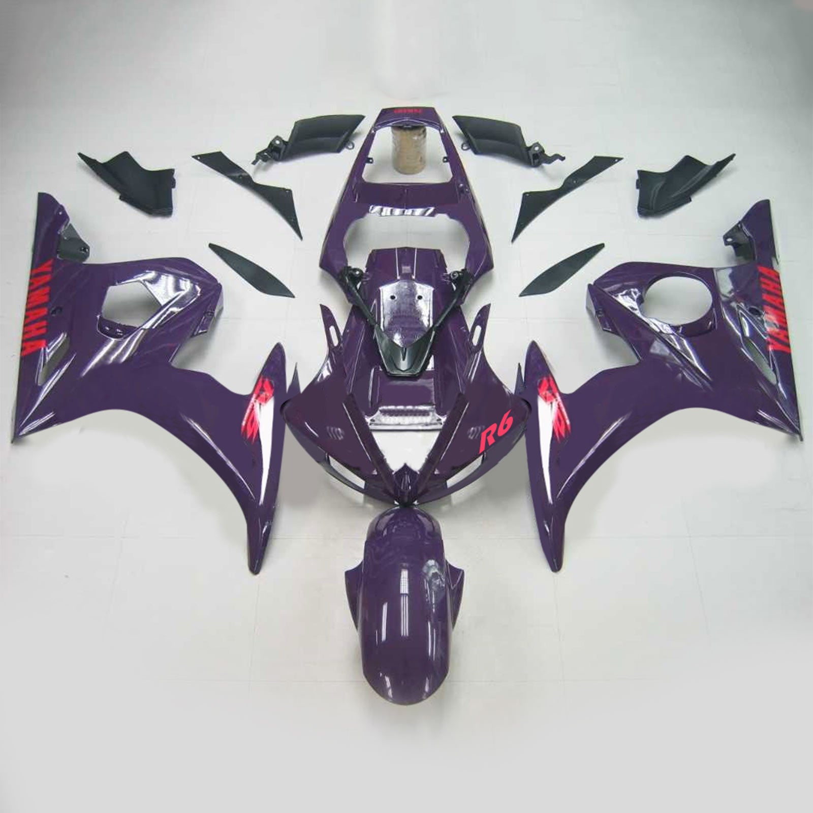 Amotopart Yamaha 2003-2004 YZF 600 R6 & 2006-2009 YZF R6S Fairing Kit