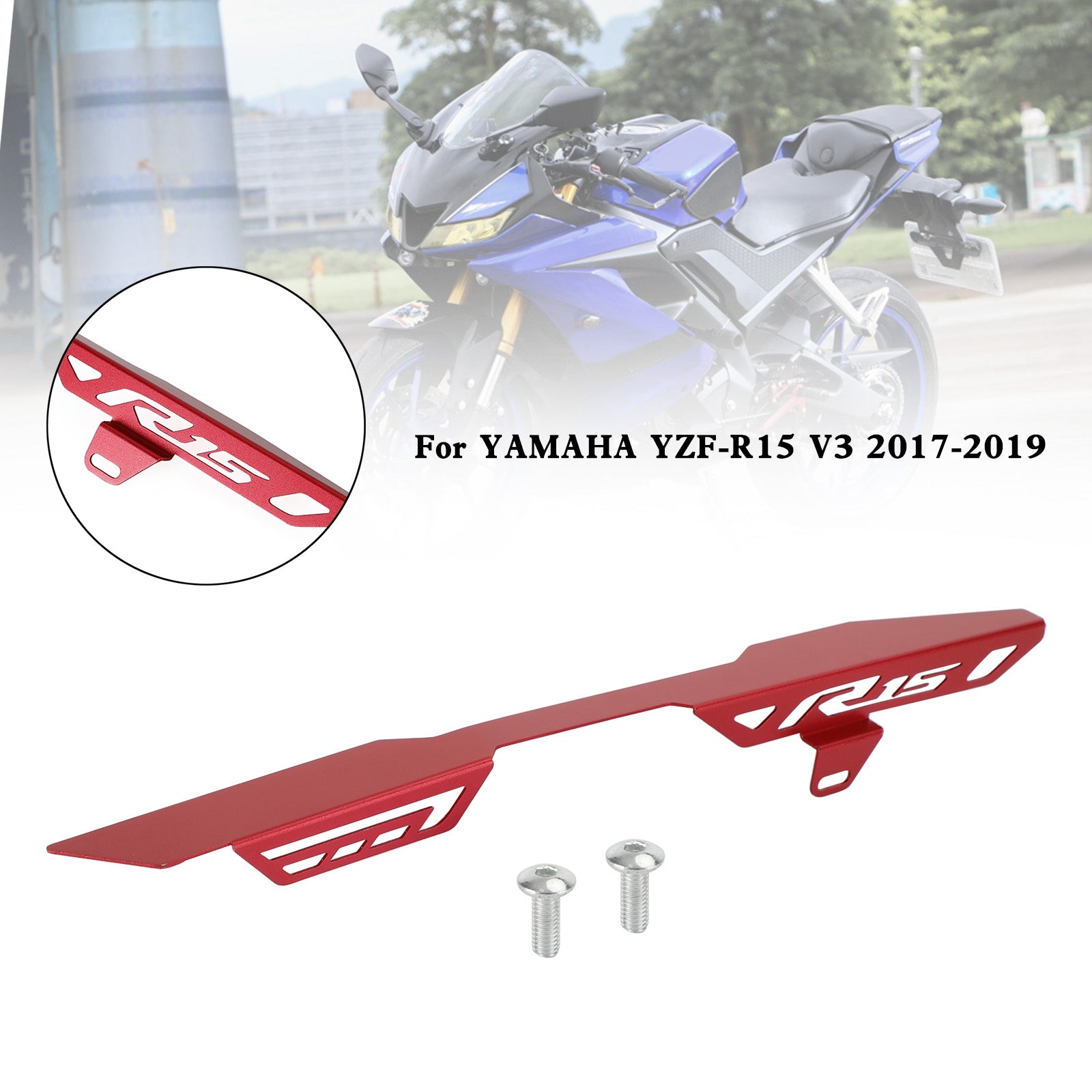 Rear Sprocket Chain Guard Protector Cover For YAMAHA YZF R15 V3 2017-2019 Generic