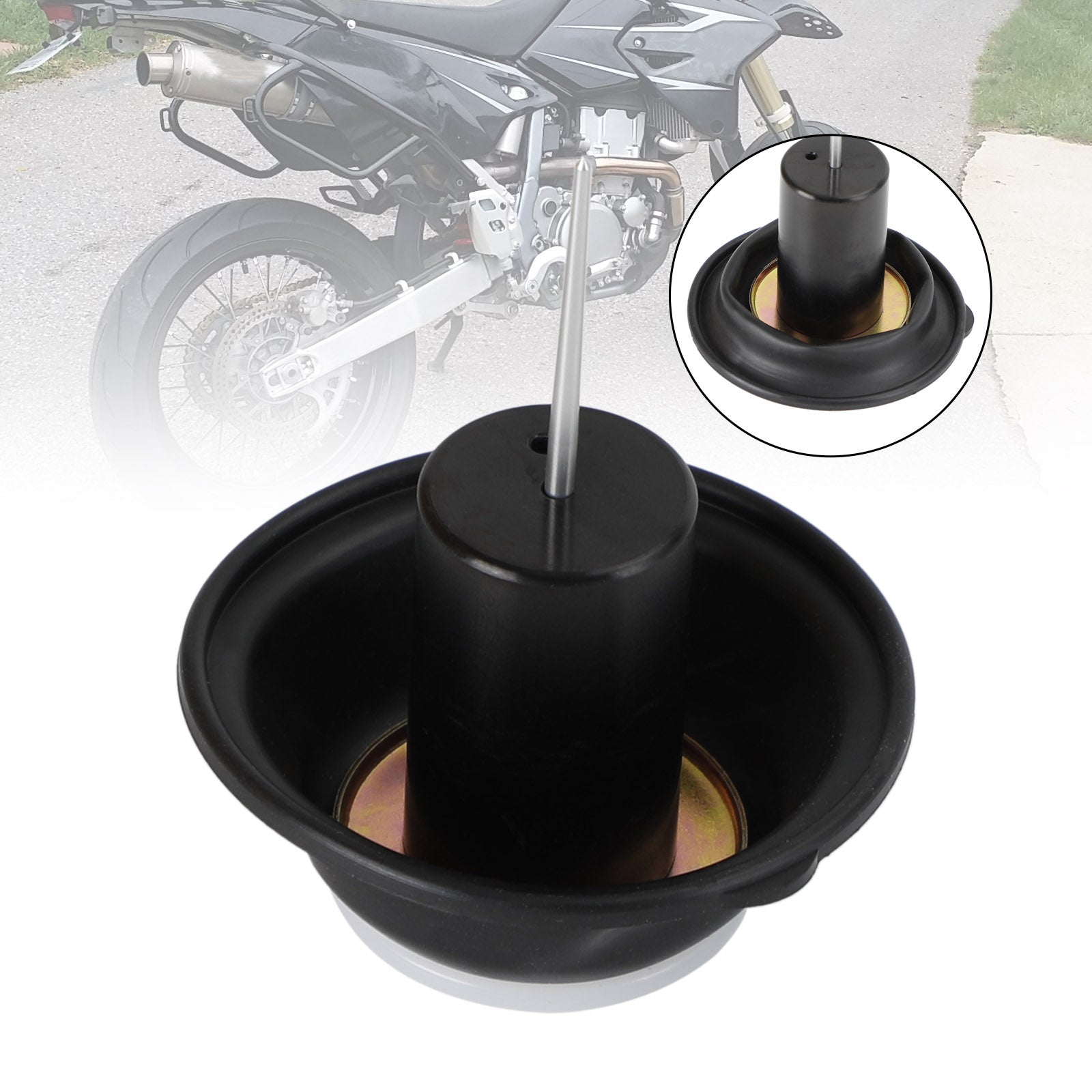 1 membrana de carburador de diafragma compatible con Suzuki GN 125 GS125 1994-2001 genérico.