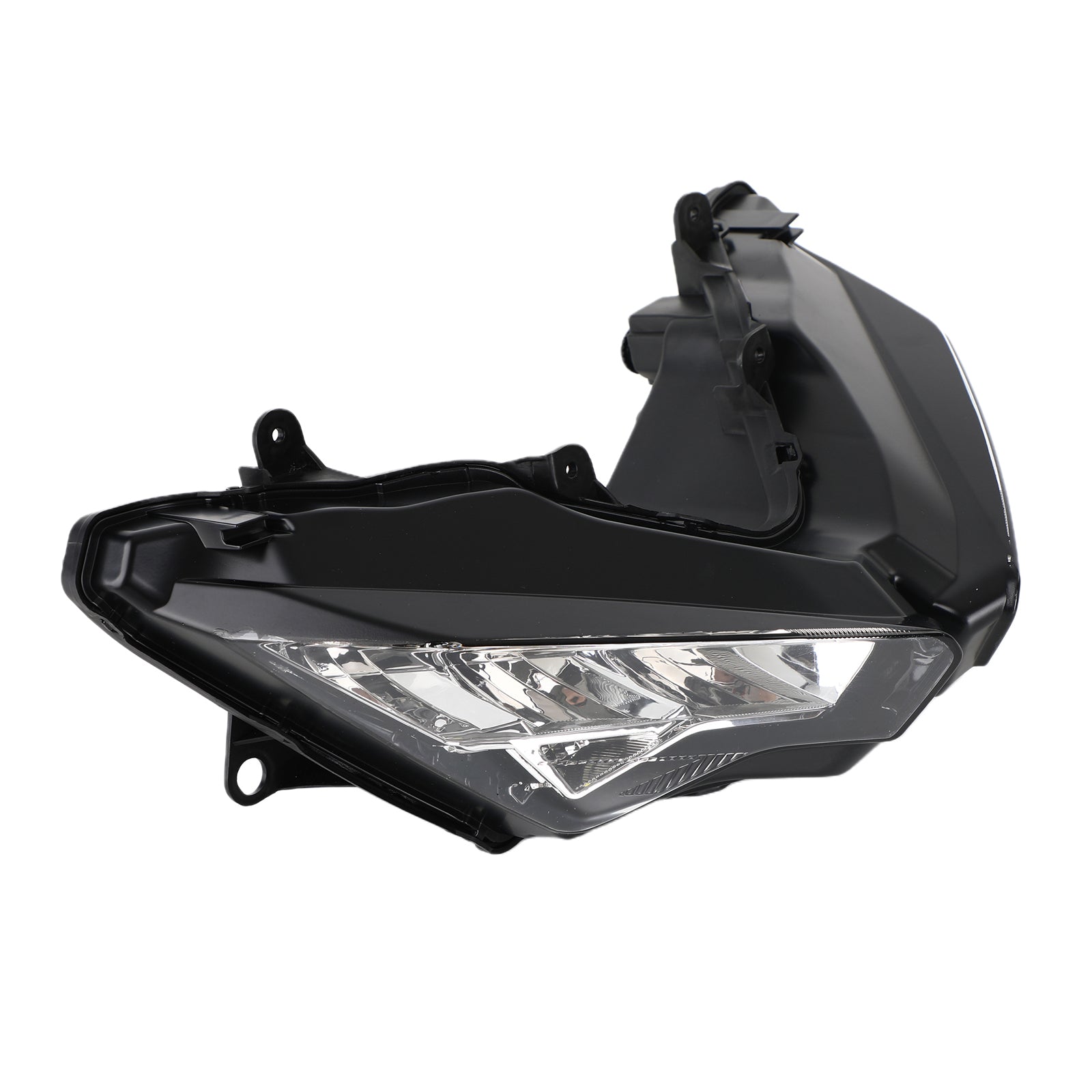 Protector de faros delanteros Haddlamp Kit para Kawasaki Ninja 400 18-21 Ahumado