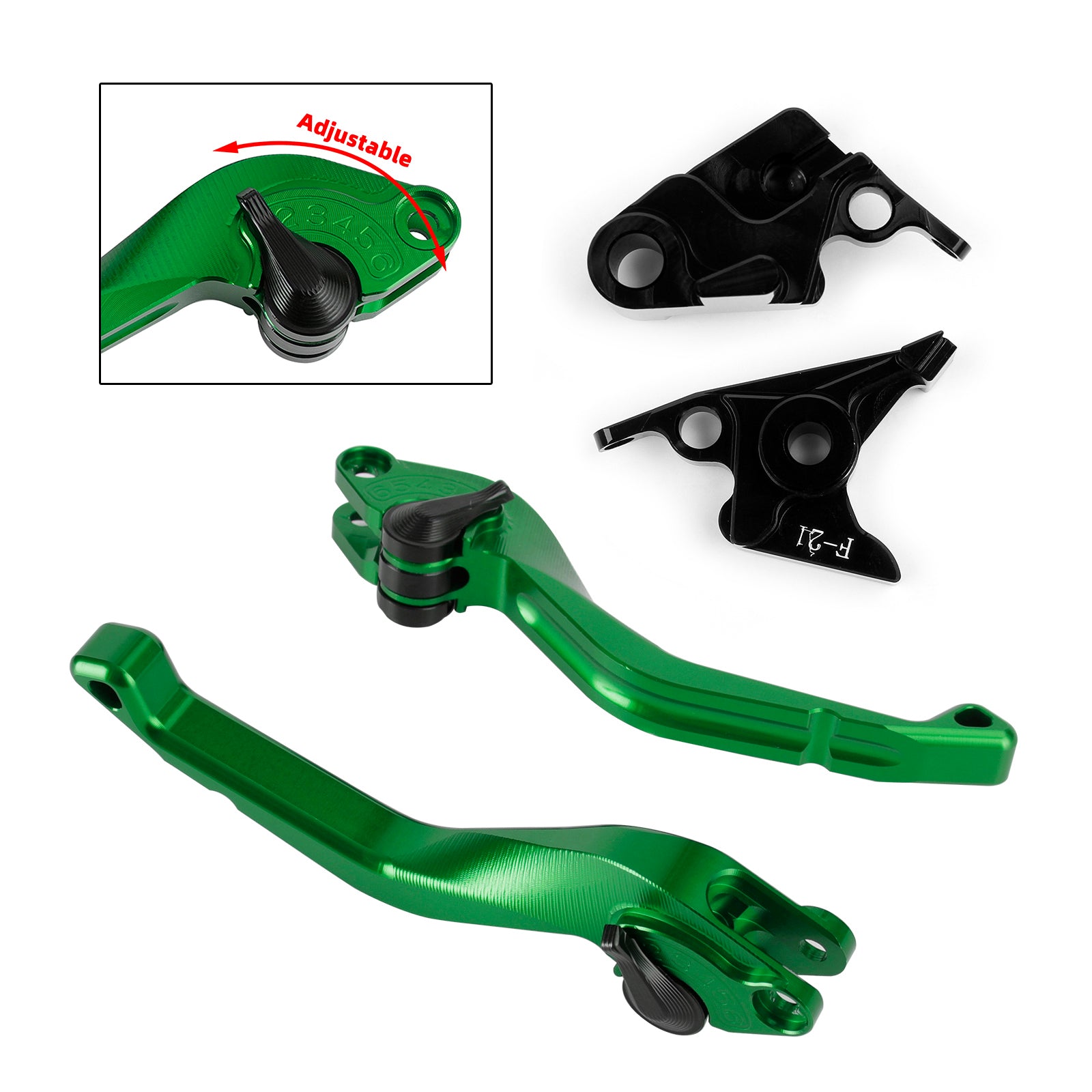 Leva freno frizione corta CNC adatta per Kawasaki Z650 VERSYS 1000 650cc Z900