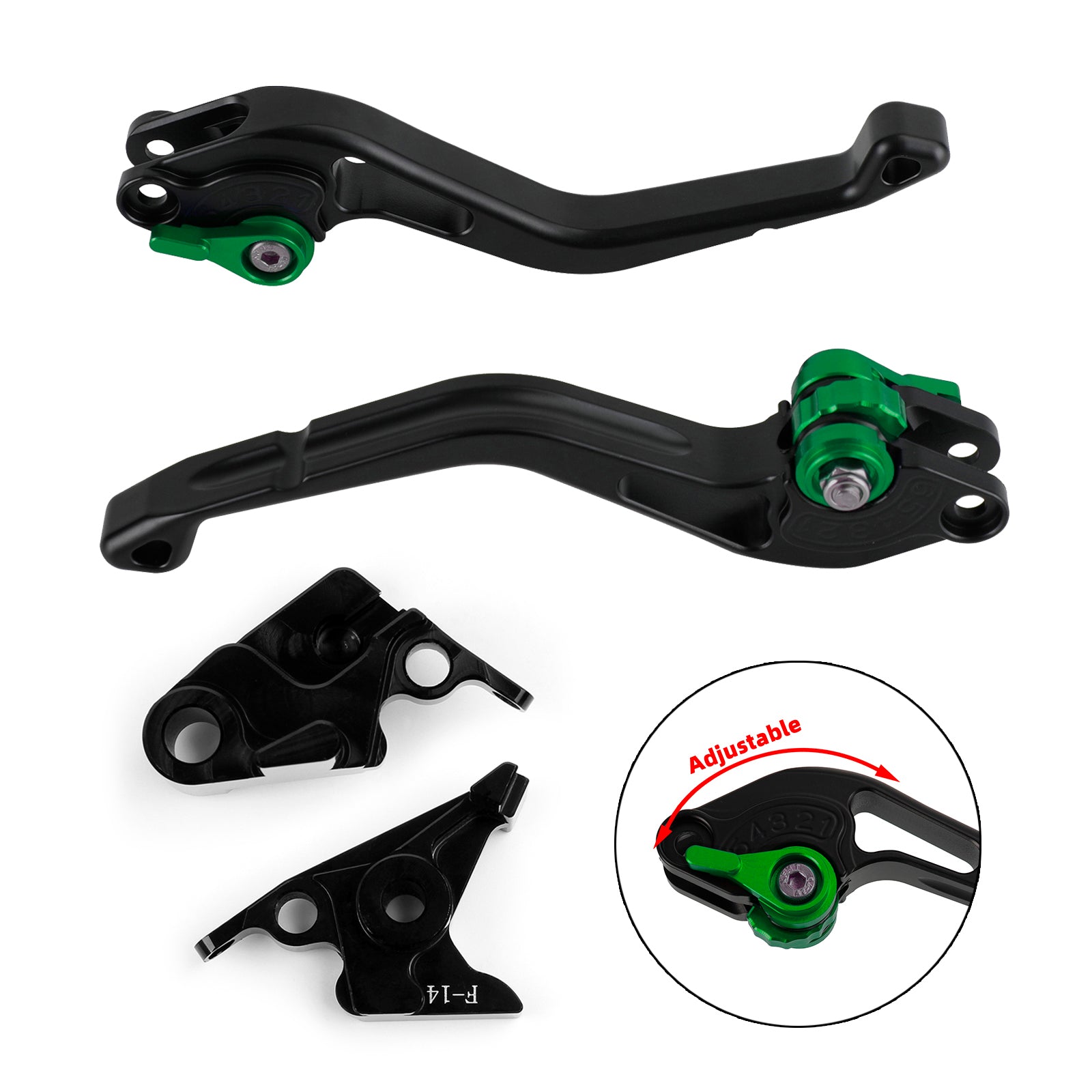 NEW Short Clutch Brake Lever fit for Kawasaki ZZR600 ZXR400 Z750S ZX9R ER-5