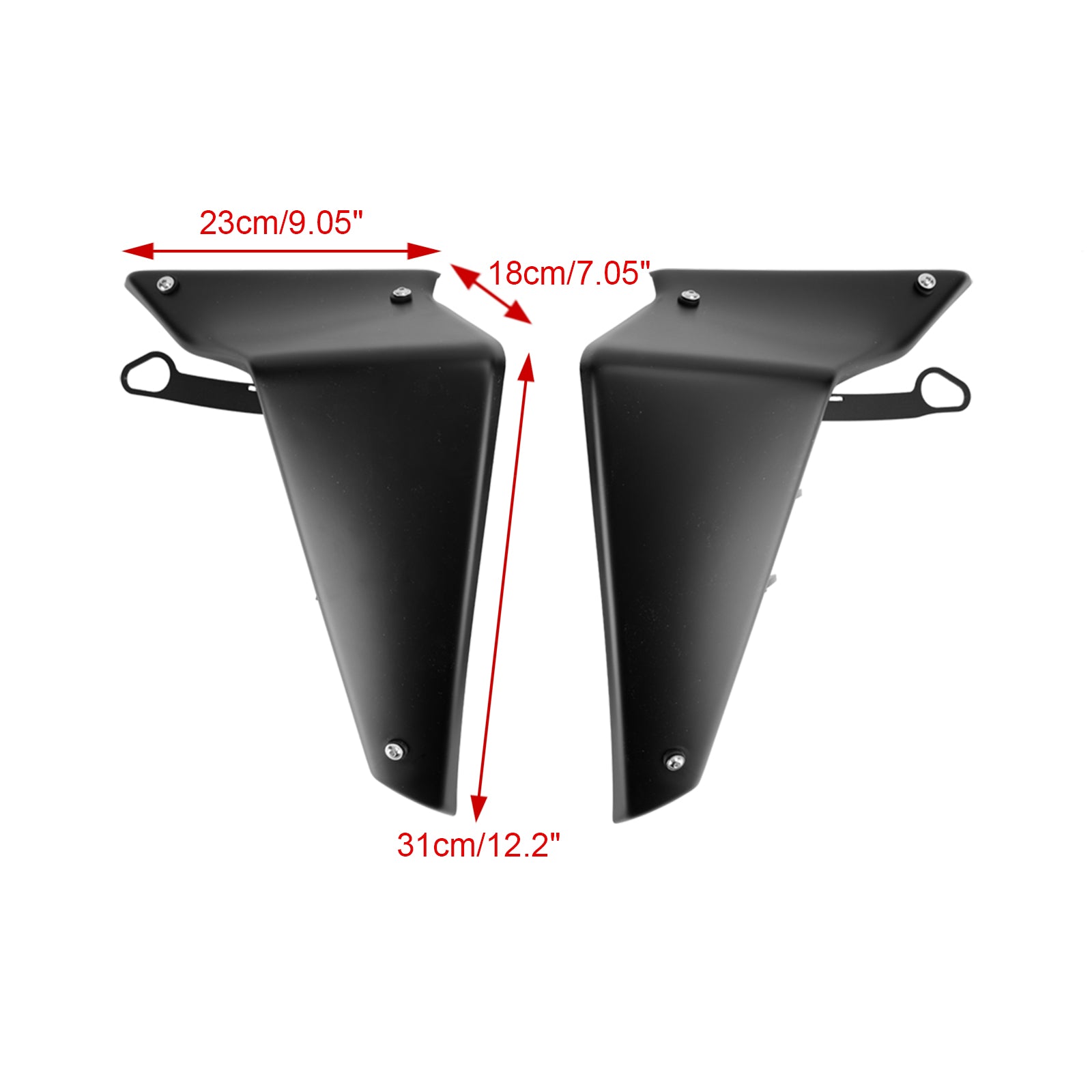 Déflecteur d'aile aérodynamique pour spoiler latéral, pour YAMAHA MT-09 SP FZ09 2021 – 2022