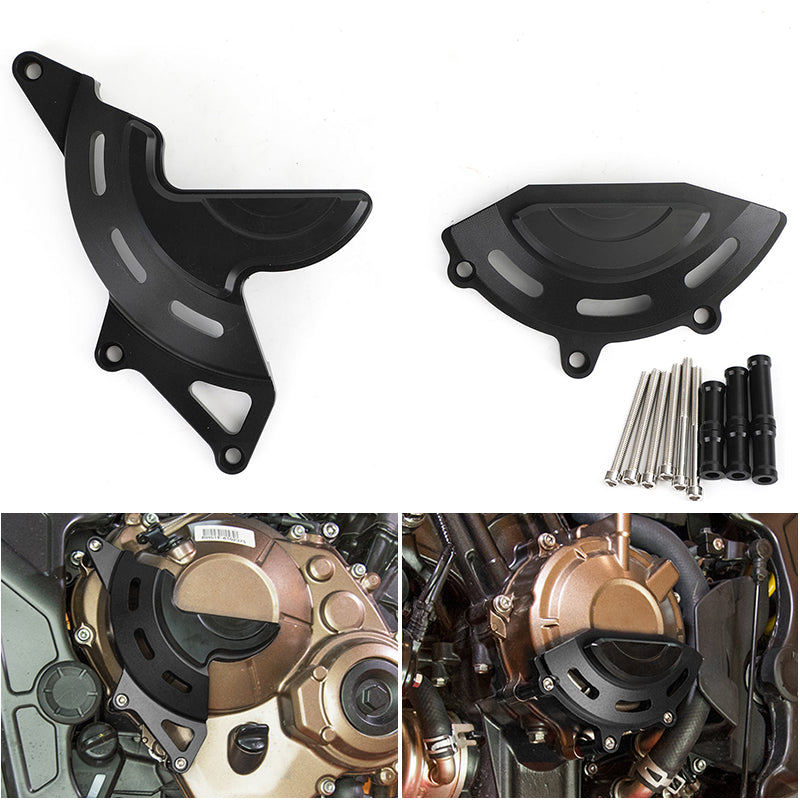 Cubierta de embrague del alternador del motor, almohadilla protectora contra choques para Honda CB650R Neo Sports Cafe 2019-2020