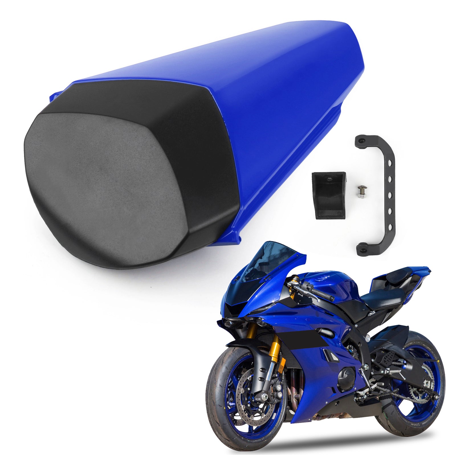 17-23 Yamaha YZF R6 Soziussitzverkleidung hinten