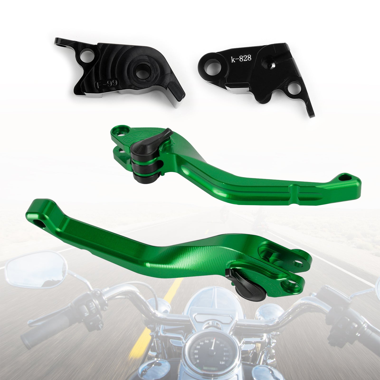 CNC Short Clutch Brake Lever fit for Kawasaki ZX10R/RR/KRT 2016-2017