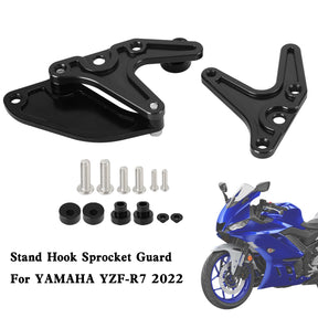 Aluminum Motorcycle Stand Hook Sprocket Toe Guard For Yamaha YZF-R7 R7 2022