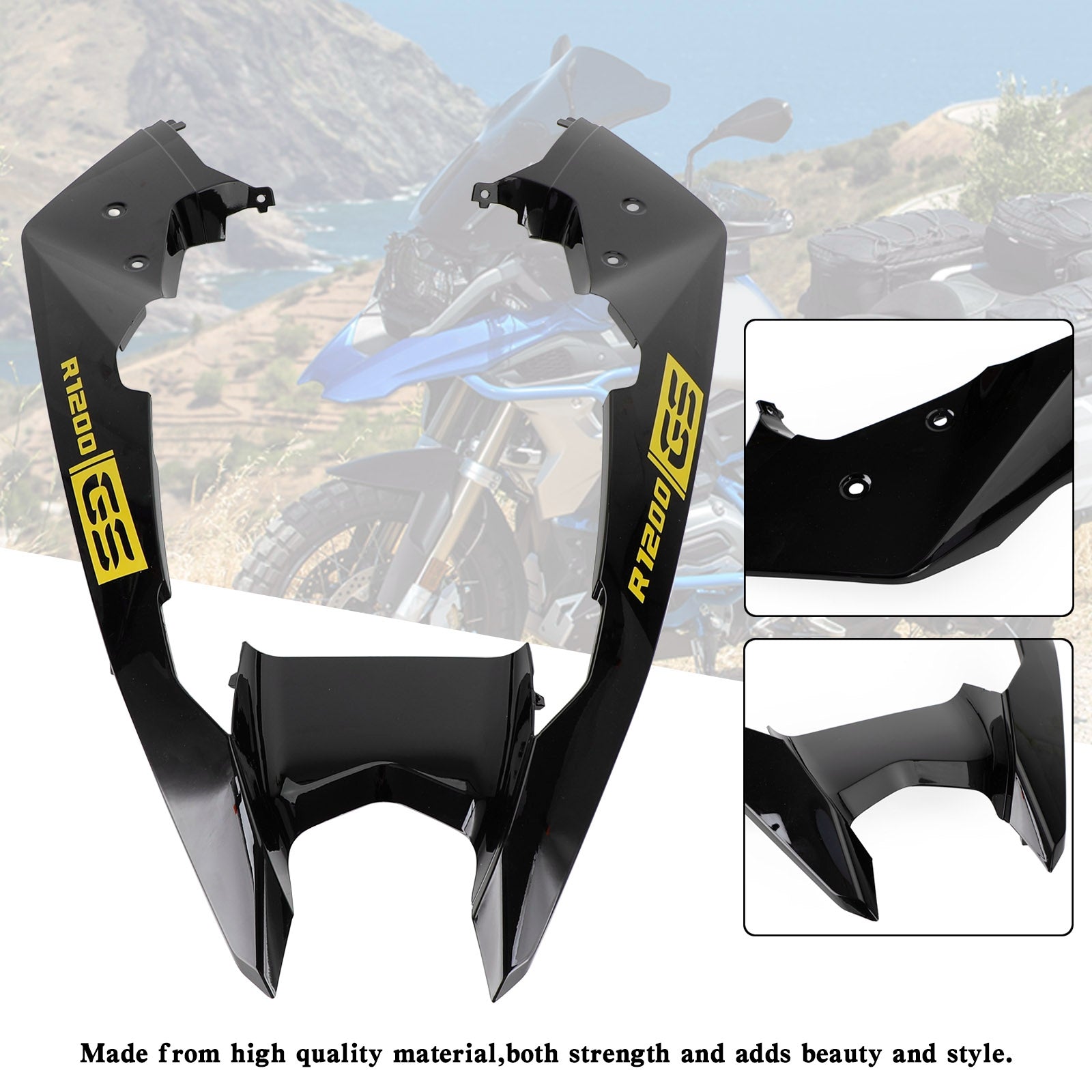 Front Nose Fairing Beak Fender Cover For BMW R1200GS / ADV 2014-2018