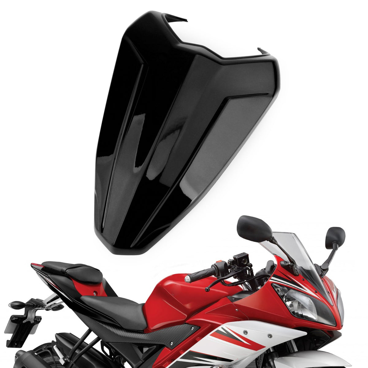 Motorrad-Rücksitzverkleidungsabdeckung für Yamaha YZF R15 V3 2017–2019
