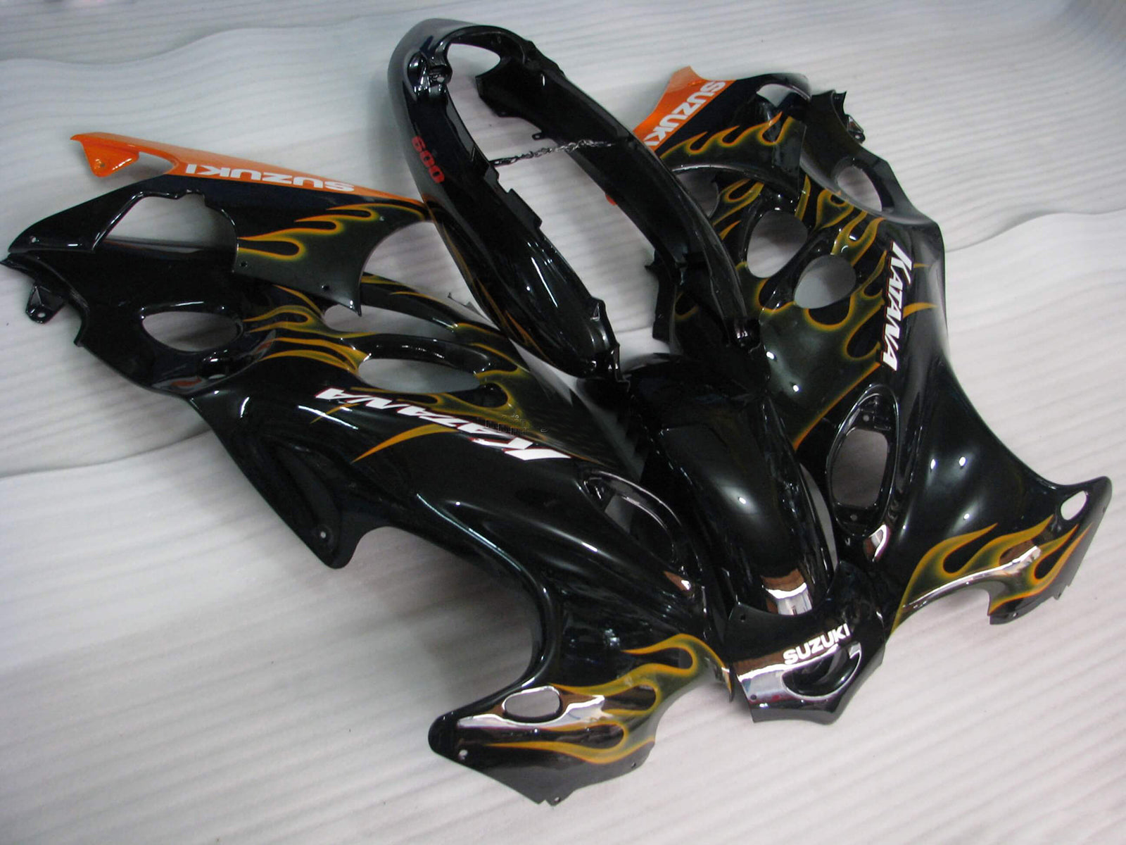 Amotopart 1998-2006 Suzuki Katana GSXF600/750 Fairing Black&Yellow Kit