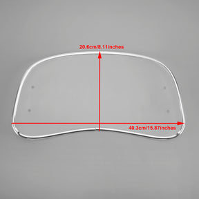Universal ABS Motorcycle Front Windscreen Windshield fit for Most of motorcycle