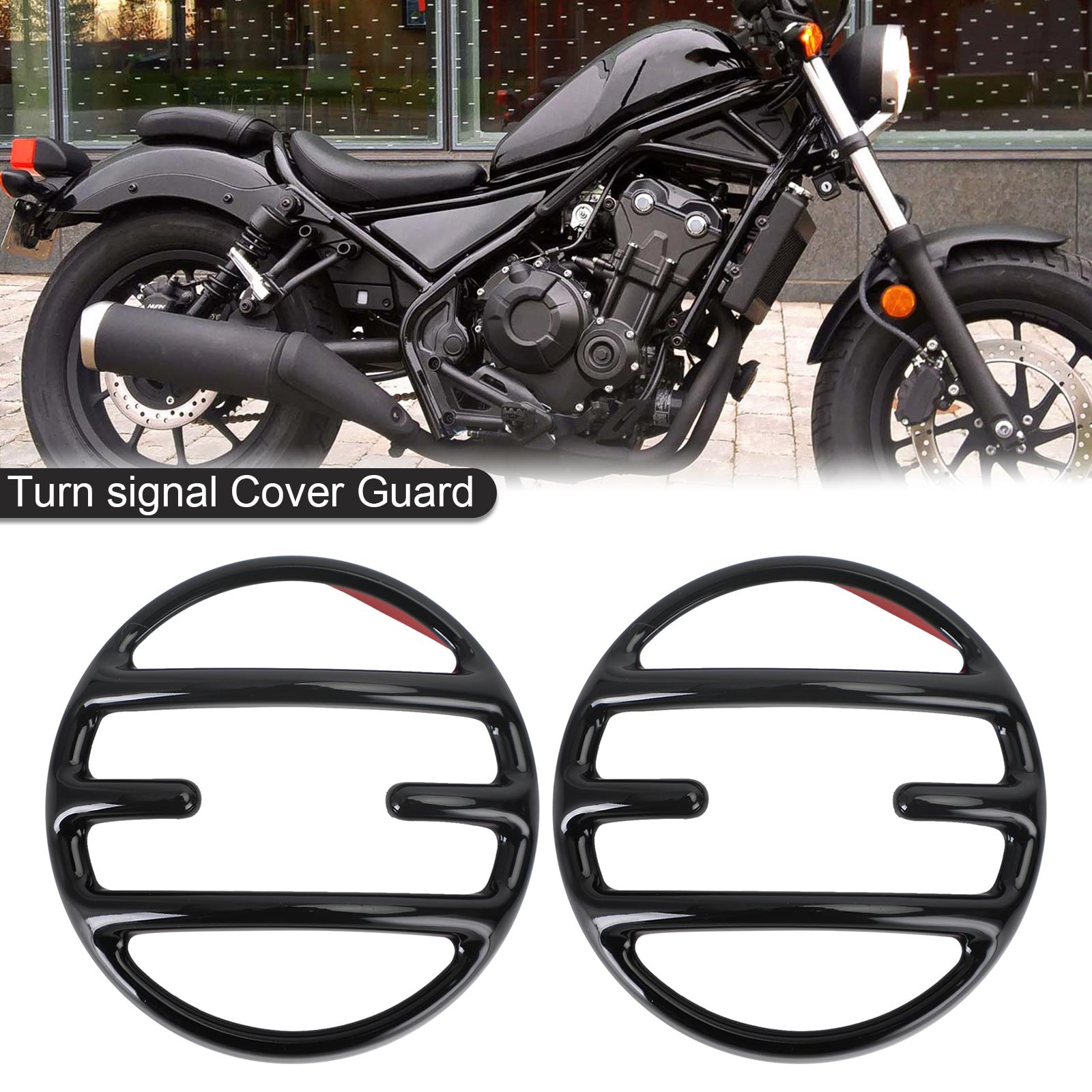 INDICATOR SIGNAL LIGHT COVER GUARD ABS FOR HONDA REBEL CMX 300 500 2017-2021 Generic