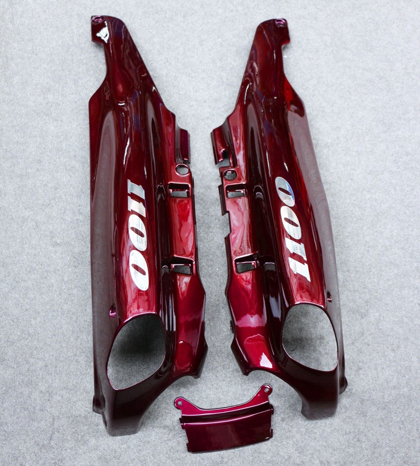 Amotopart 1993-2003 Kawasaki ZZR1100 Dark Red Fairing Kit