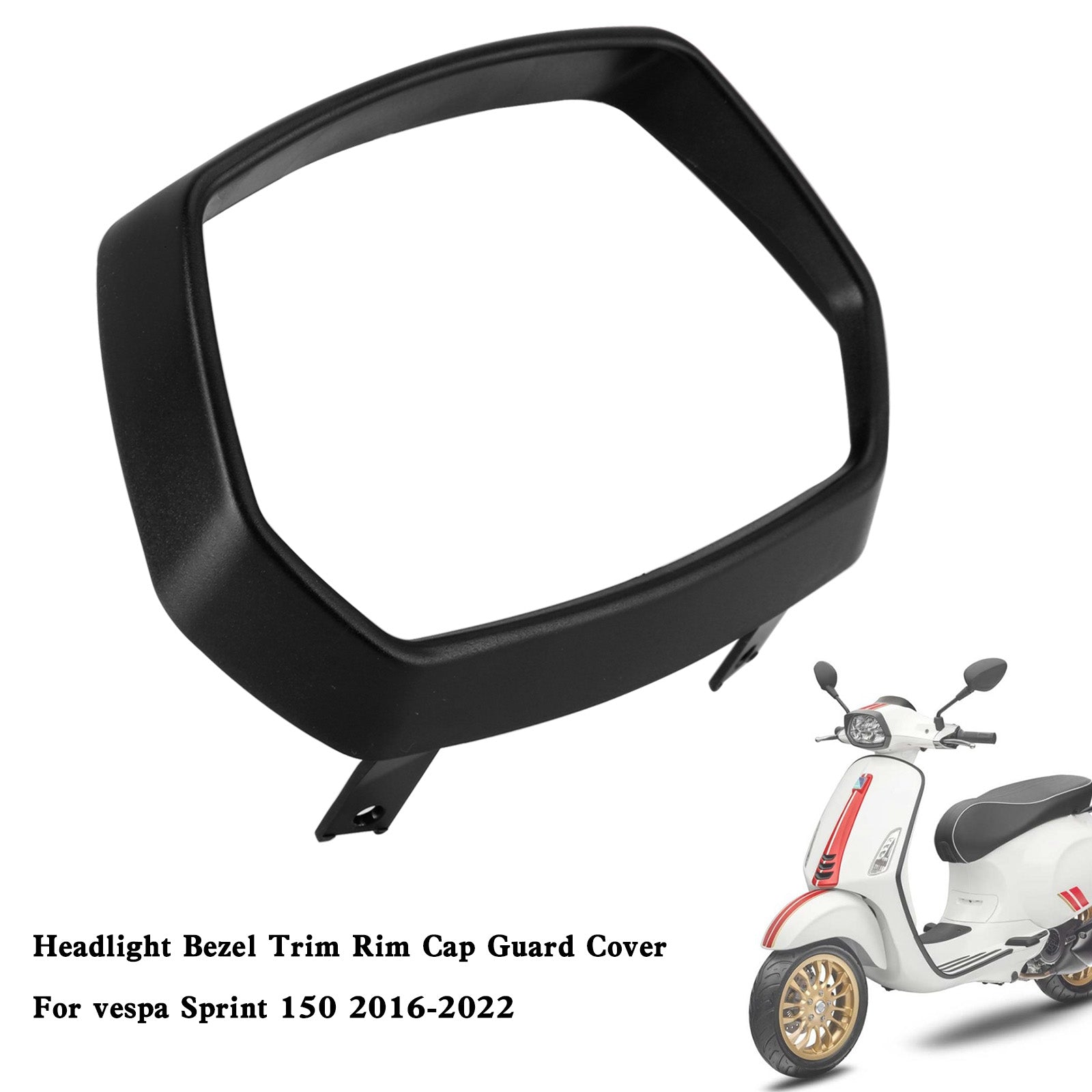 Scheinwerferblende Zierleiste Felgenkappe Schutzabdeckung für Vespa Sprint 150 2016–2022