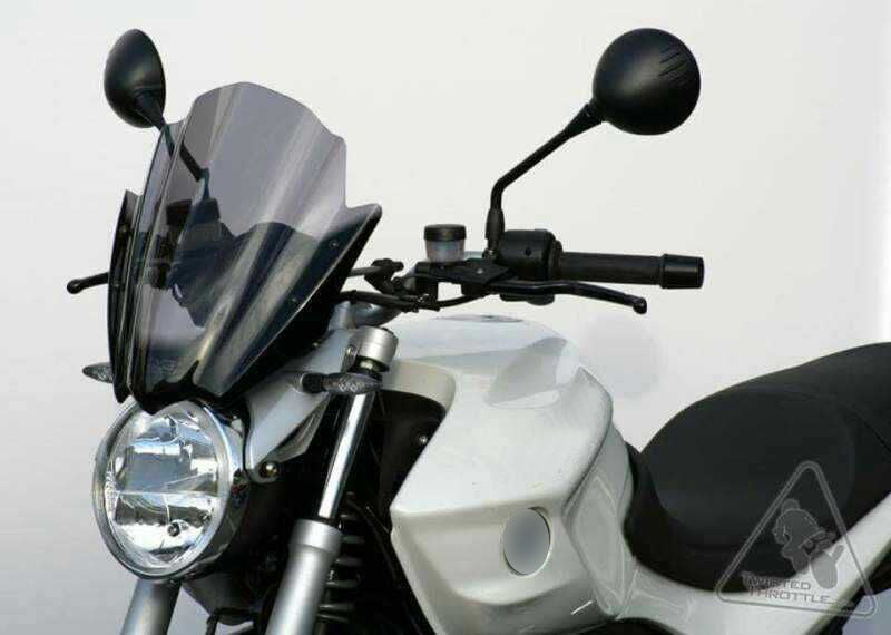 Universal Motorrad Windschutzscheibe 7/8" &amp; 1" Lenkerhalterung für Harley Smoke Generic