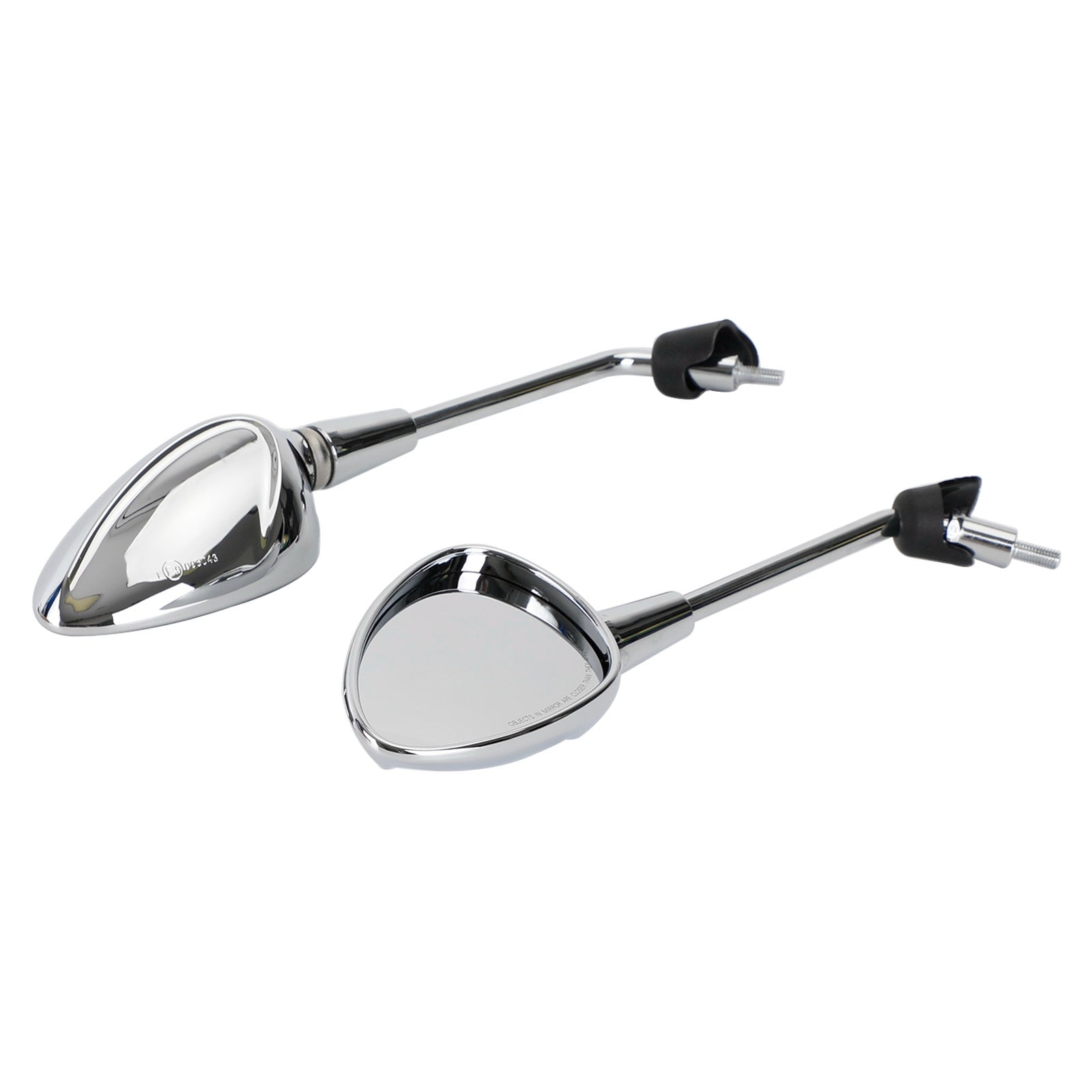 Mirror PAIR Chrome For Vespa GTS HPE, Sprint, Primavera, 50, 125, 150, Elettrica