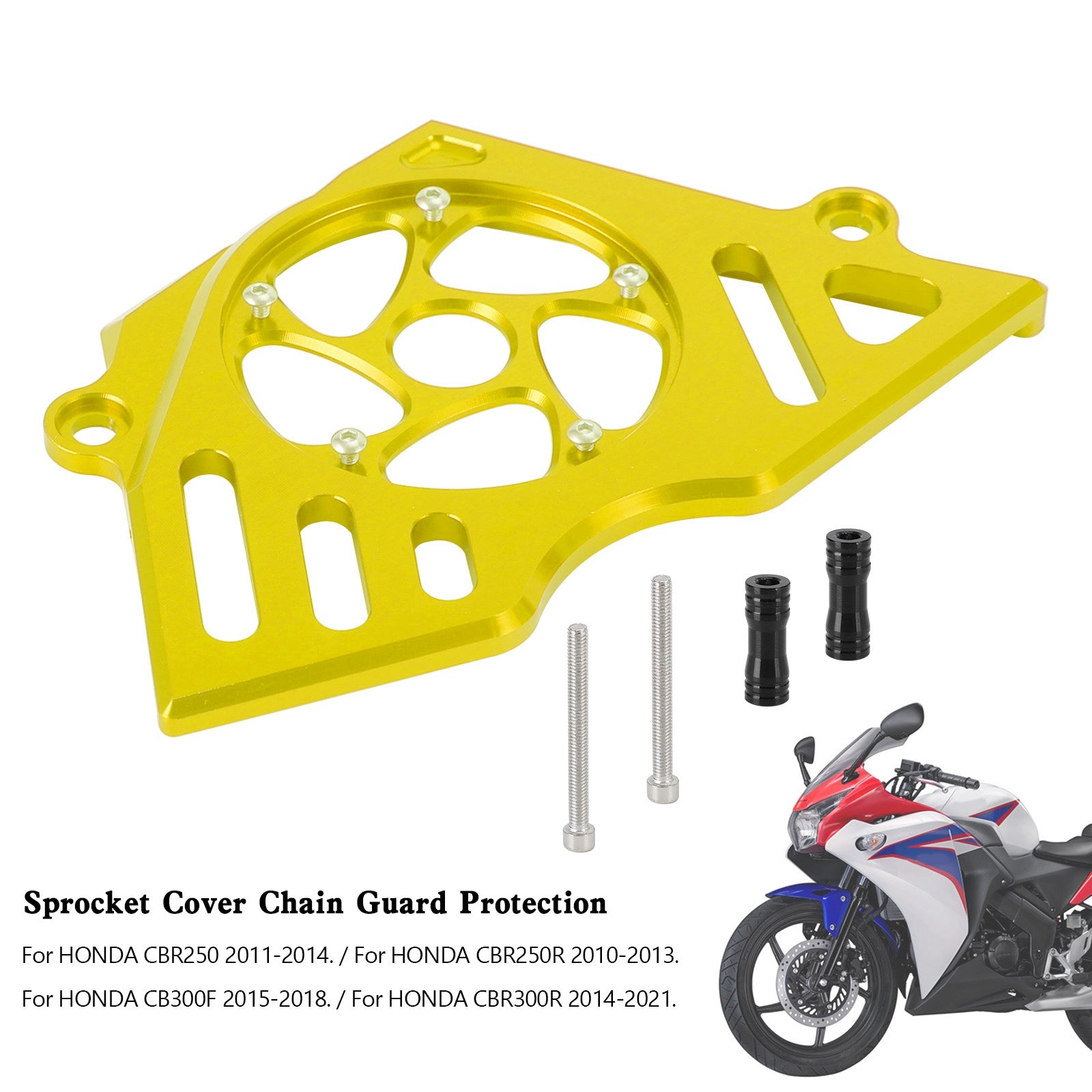 Honda CBR250R CBR300R CB300F Kettenradabdeckung vorne Kettenschutz