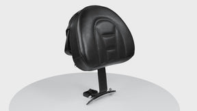 Adjustable Driver Rider Backrest Pad For 07-2019 Fatboy Heritage Softail Generic