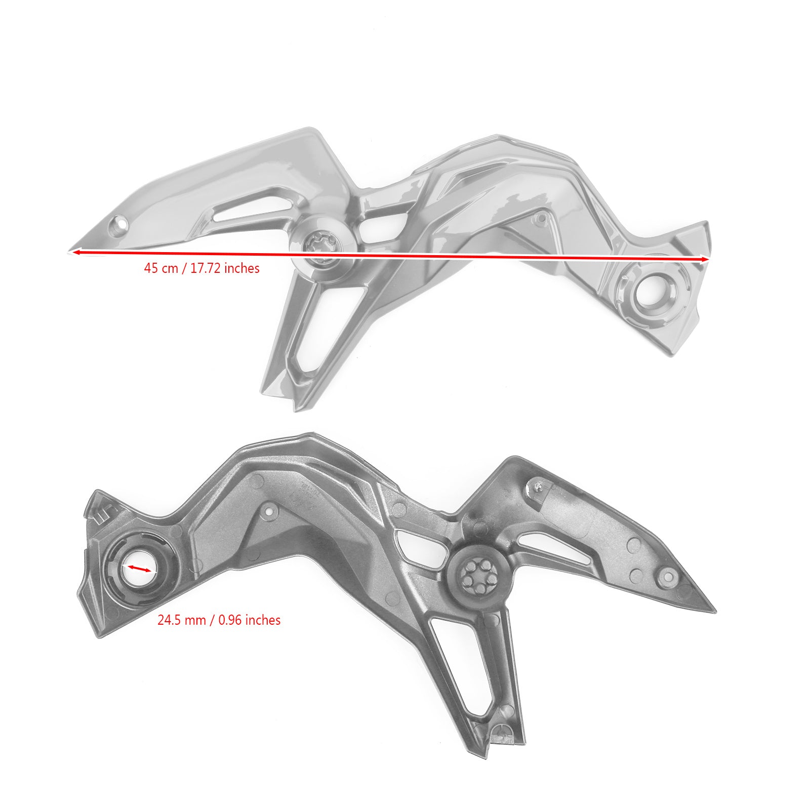 Motorrad-ABS-Kunststoff-Rahmenschutzabdeckung für Kawasaki Z900 2020–2021