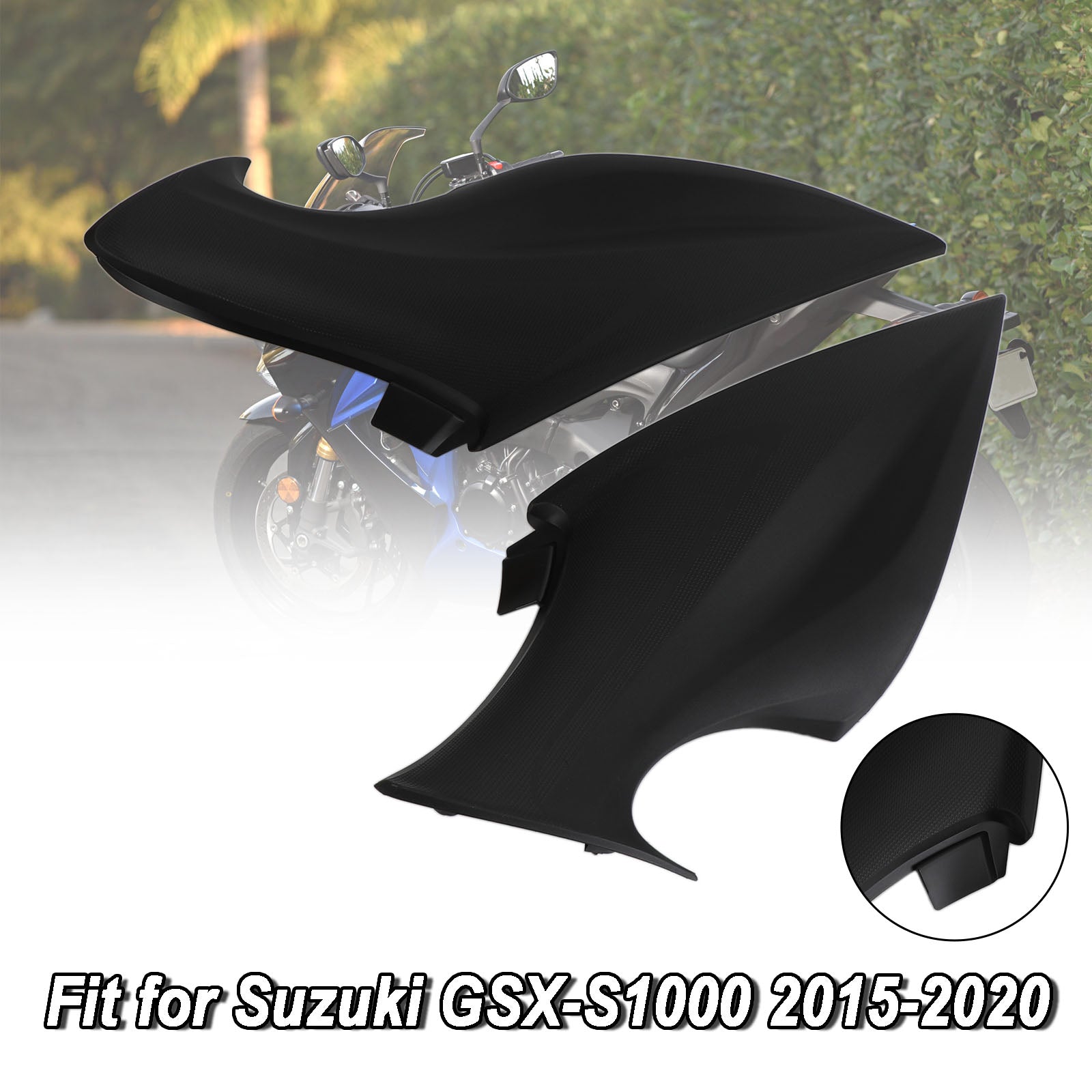 Panneau de carénage du couvercle du réservoir latéral avant non peint, pour Suzuki GSX-S 1000 2015 – 2020 générique