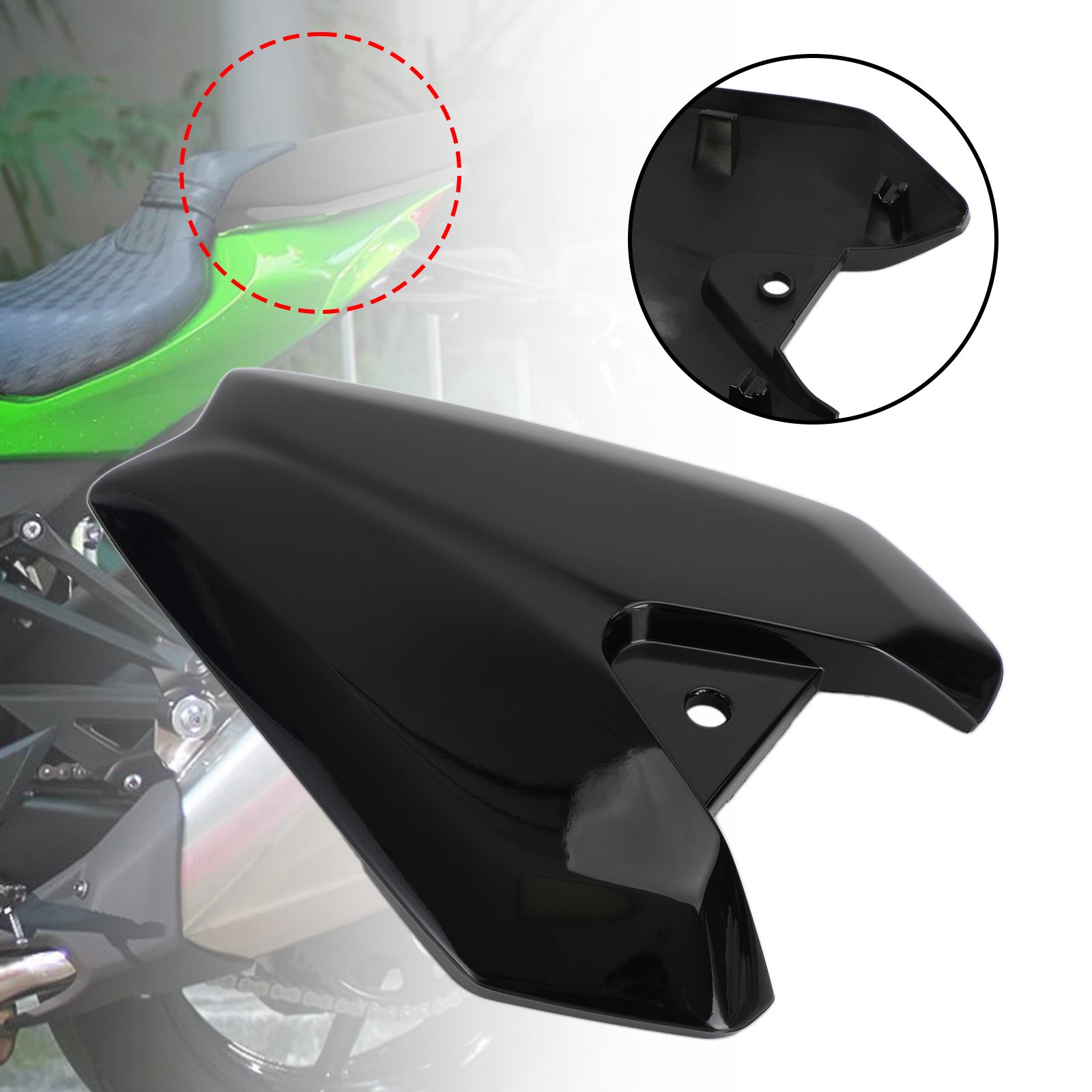 Motorcycle Rear Seat Fairing Cover Cowl for Kawasaki Z1000 2014-2022 Generic