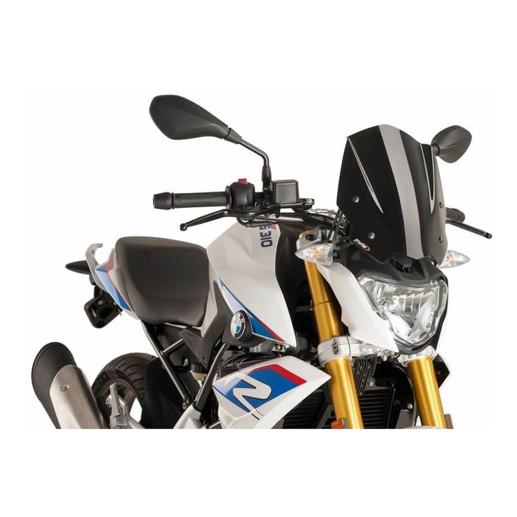 Nuovo parabrezza in plastica ABS per moto per BMW G310R 2017-2022 nero