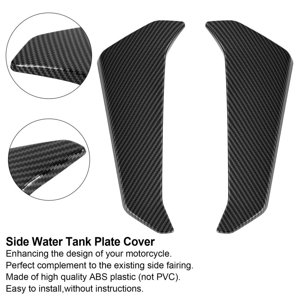 Carbon Side Water Tank Plate Cover Verkleidung für Yamaha MT-09 FZ09 2017-2021 Generic