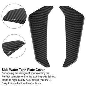 Carbon Side Water Tank Plate Cover Verkleidung für Yamaha MT-09 FZ09 2017-2021 Generic