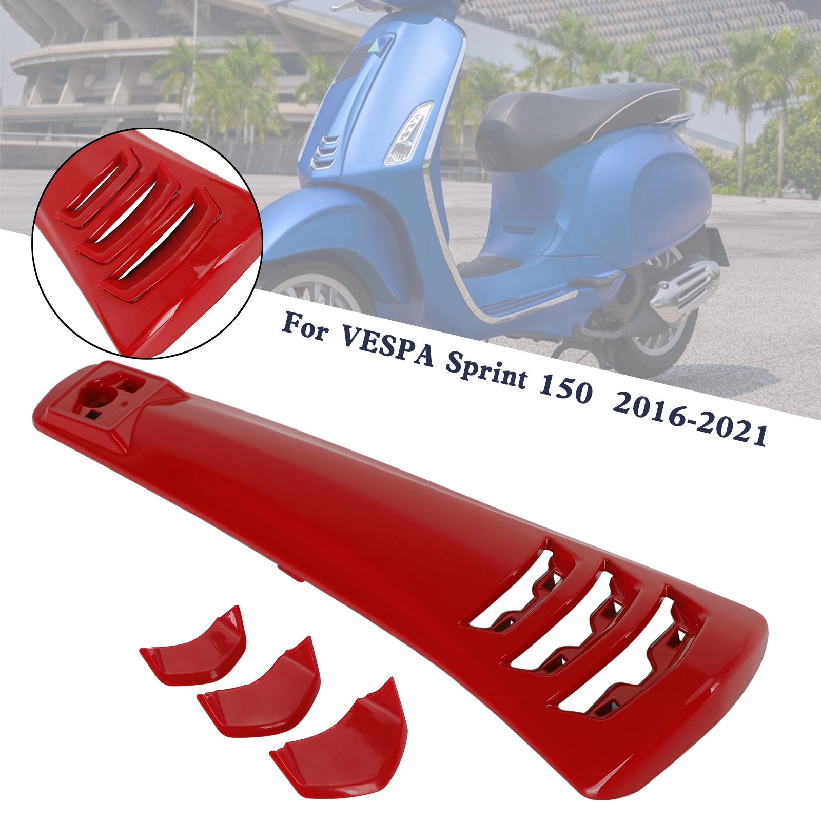 Carénage de couvercle de klaxon de direction ABS pour VESPA Sprint Primavera 125/150 14-21