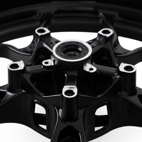 Cerchio ruota anteriore completo per Yamaha YZF R3 YZF-R3 RH07 RH12 2015 - 2022 Nero generico