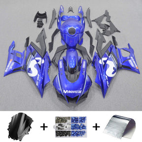 Amotopart Yamaha 2019-2021 YZF R3/YZF R25 Black&Blue Style2 Fairing Kit