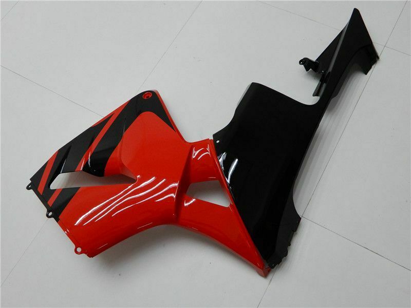 Amotopart 2005–2006 CBR600RR Honda Verkleidung Schwarz Rot Kit