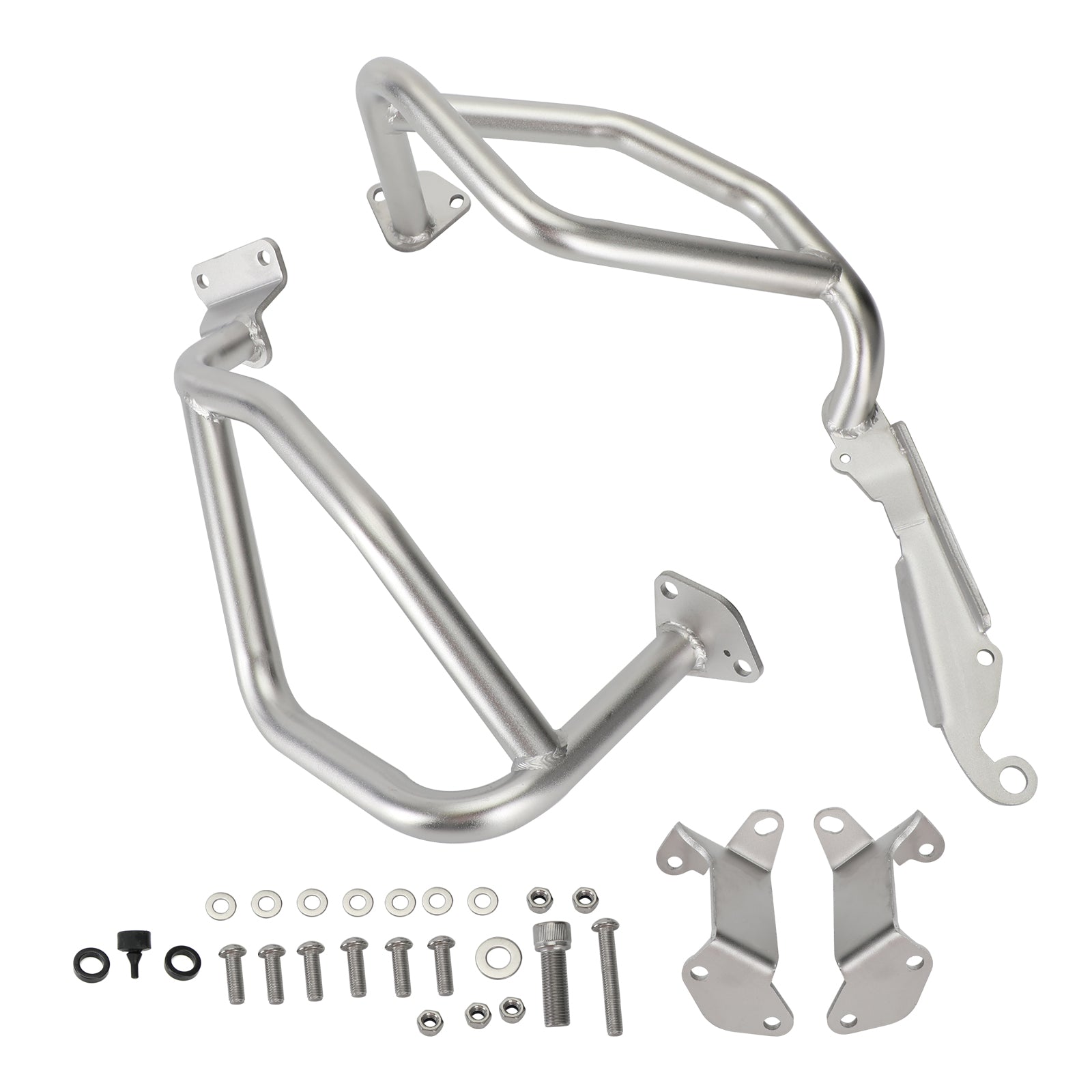 Crash Bar Lower Engine Guard Steel Frame Silver Fit For Honda Crf 1100L Adv 20+ Generic