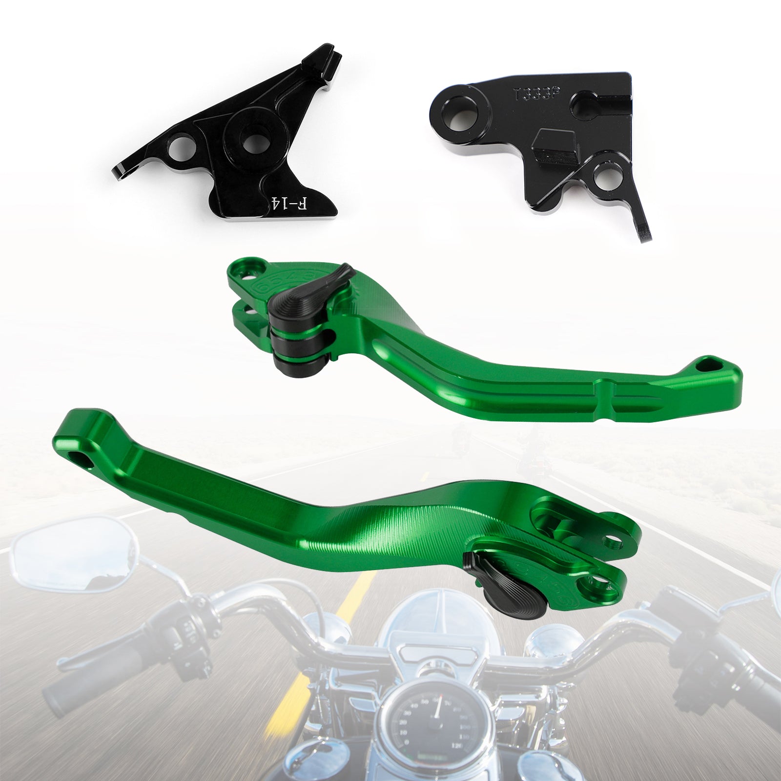 Palanca de freno de embrague corta CNC apta para 765 Street Triple Tiger 800