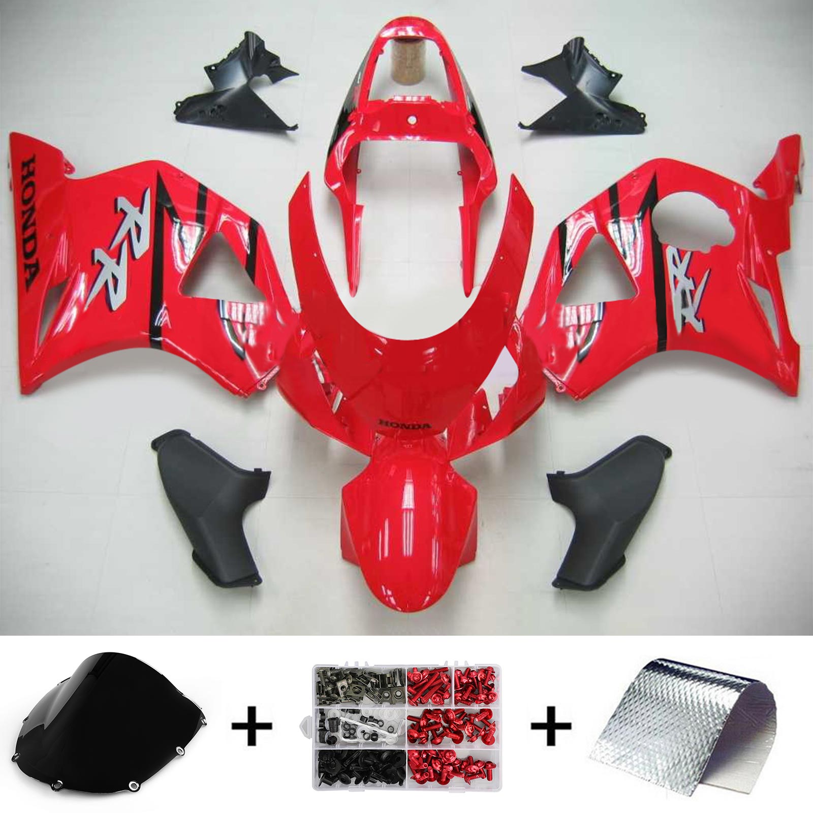 Amotopart Honda CBR954 2002-2003 Red Failing Kit