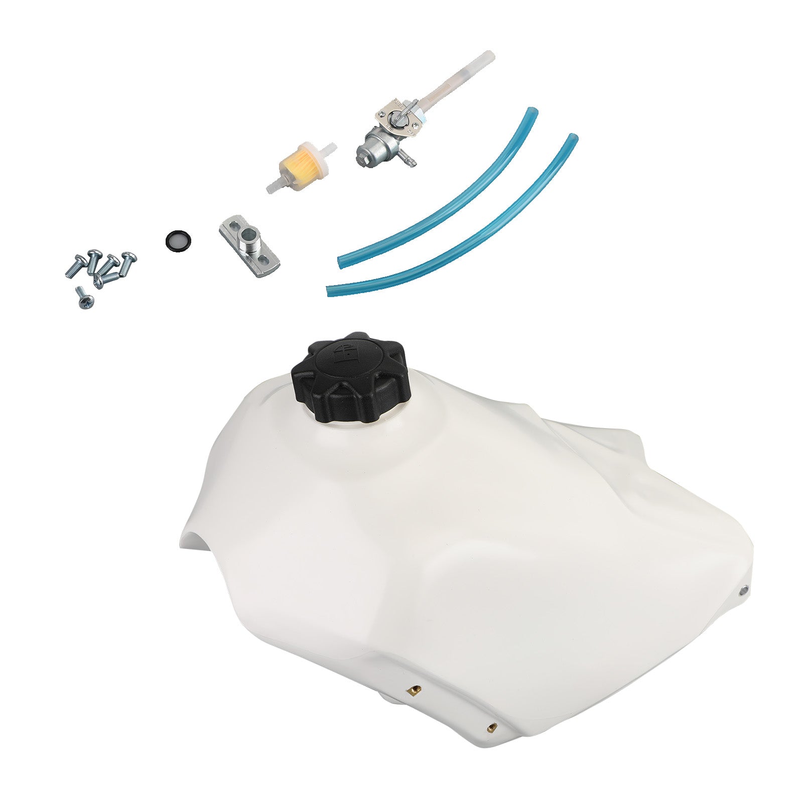 Kraftstofftank-Gasdeckel-Benzinhahn-Kit, passend für Honda ATC350X ATC 350X 1985–1986