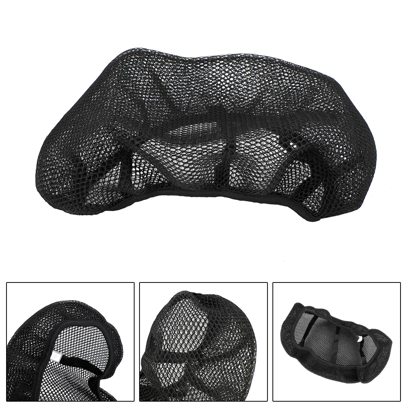 Universal Heat-Resistant Net Seat Mesh Cover For Motorcycle Scooter Motorbike XXXL