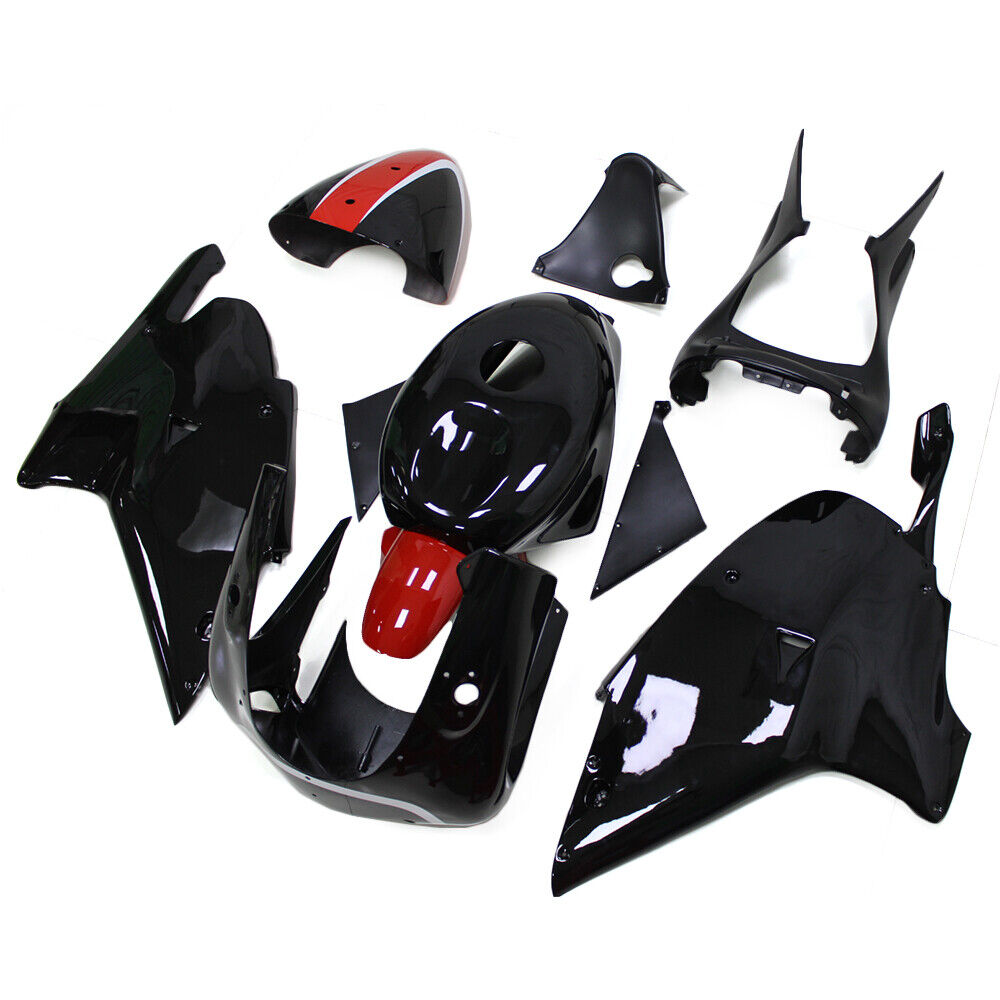 Amotopart Aprilia 1998–2003 RS250 Verkleidungsset in Schwarz und Rot